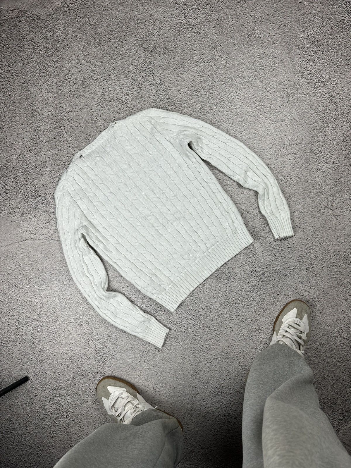Polo Ralph Lauren Vintage Polo Ralph Lauren Knitwear V-Neck Stripes Sweater Size S / US 4 / IT 40 - 2 Thumbnail
