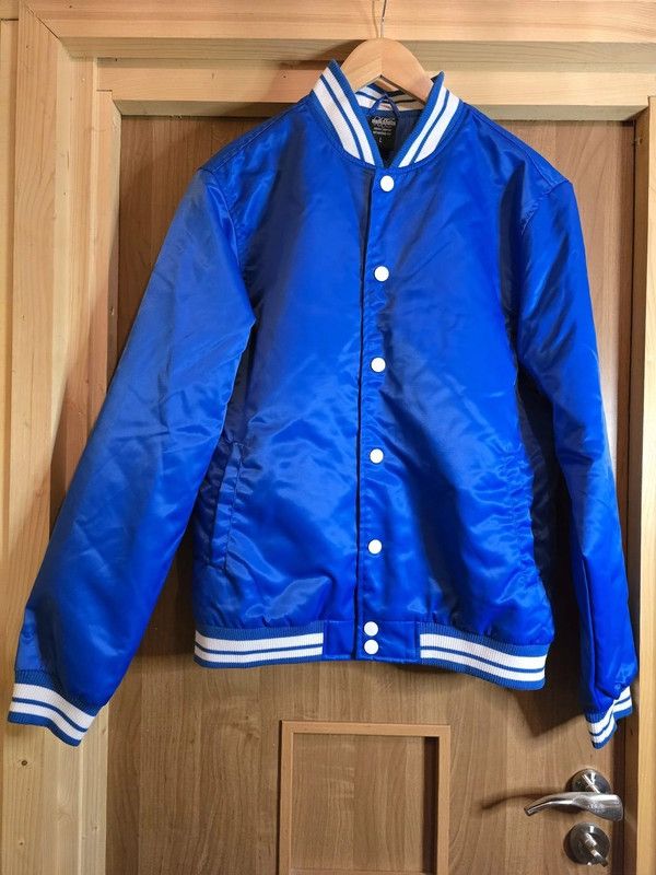 Urban Classics Blue quilted bomber jacket Size L / US 10 / IT 46 - 3 Thumbnail