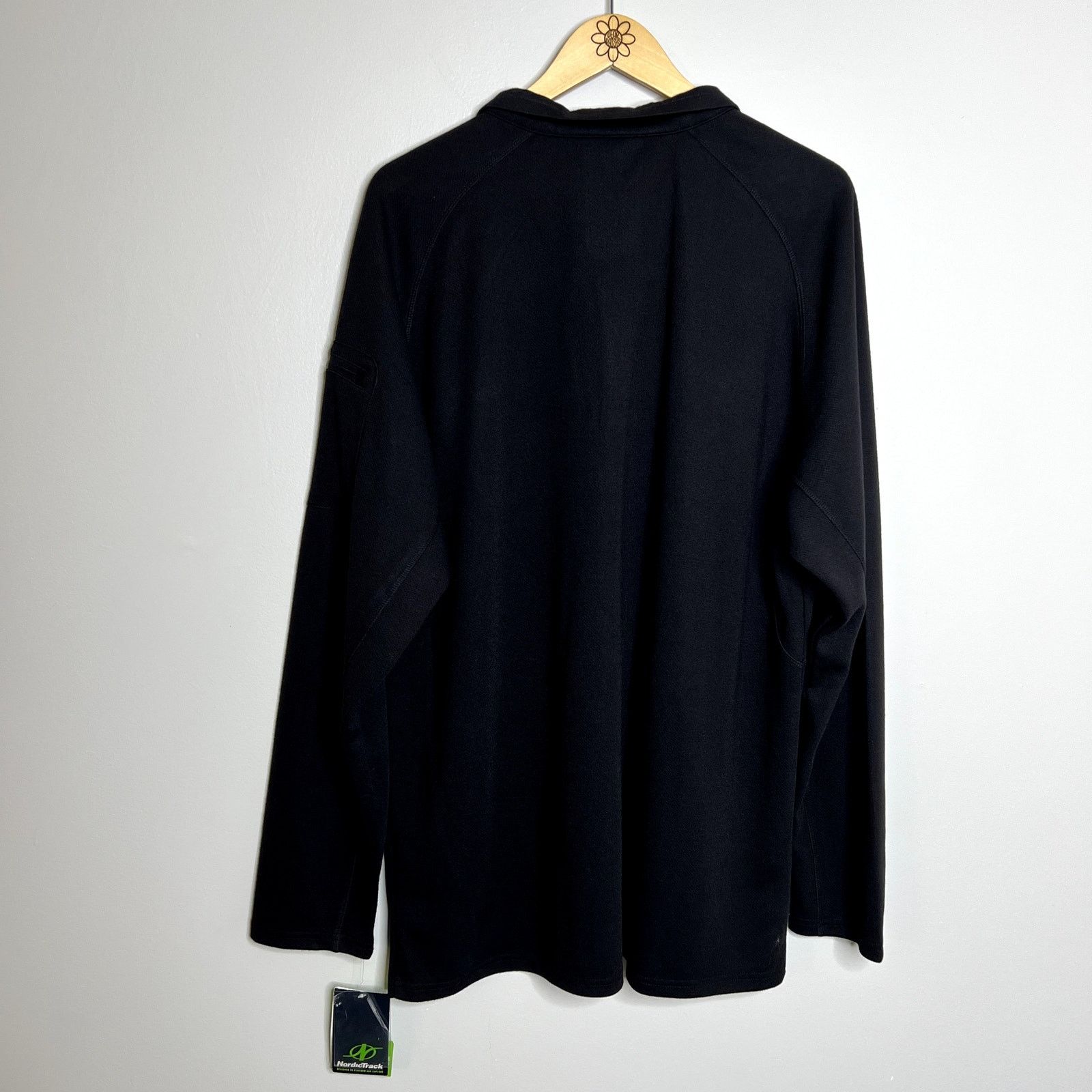 Other Nordic Track Black 1/4 Zip Long Sleeve Shirt Size US XL / EU 56 / 4 - 2 Thumbnail