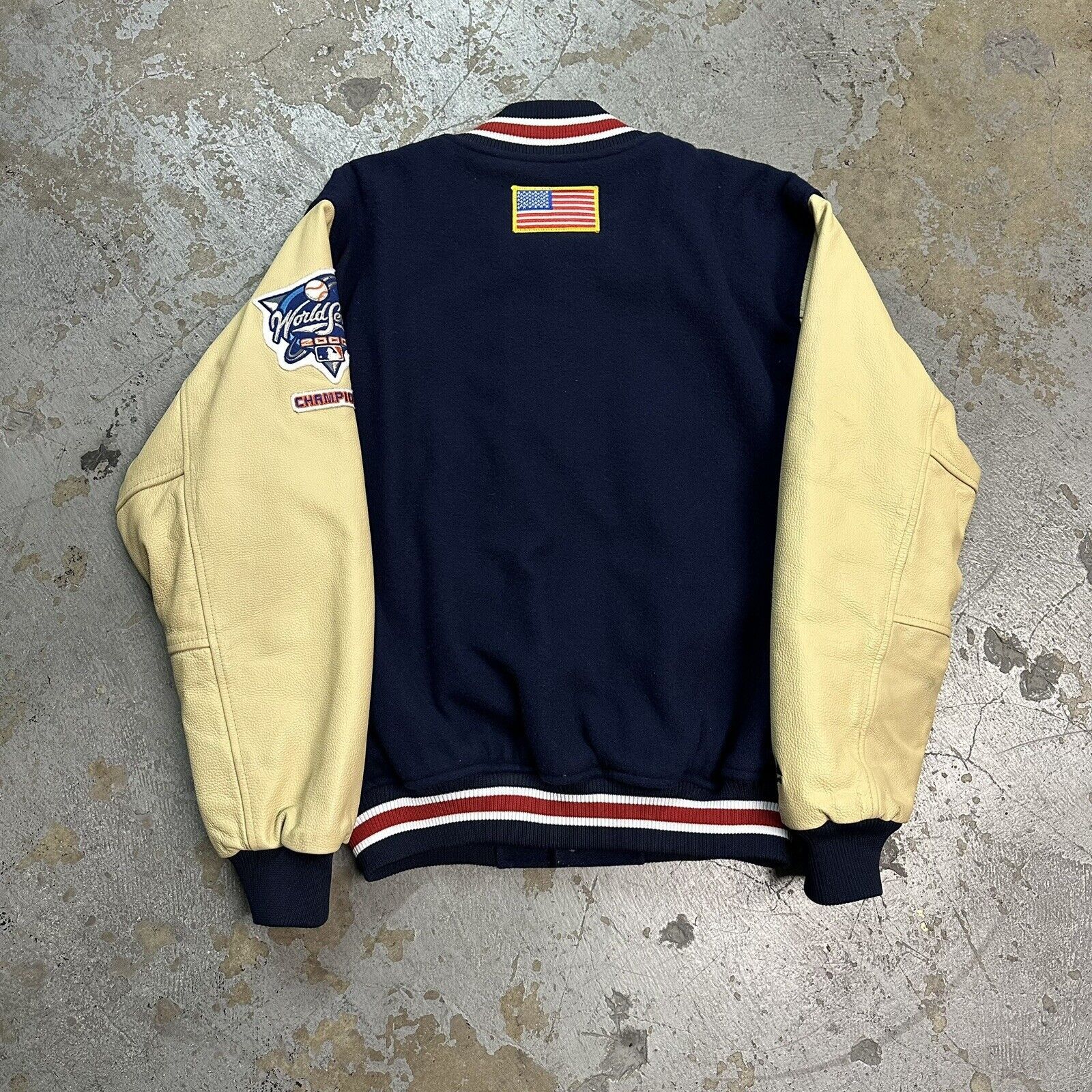 MLB × Majestic × Vintage Vintage 2000 Majestic New York Yankees MLB Varsity Jacket Size US M / EU 48-50 / 2 - 4 Thumbnail