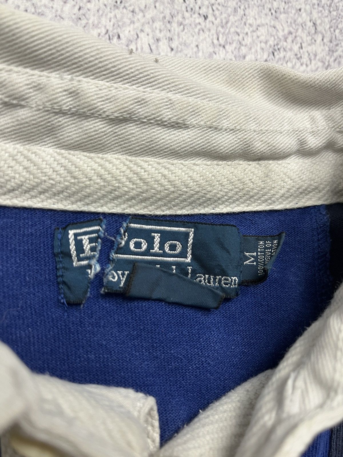 Polo Ralph Lauren × Vintage 🏇🏿Vintage 90’s Polo Ralph Lauren Jockey Racing Rugby Shirt Size US M / EU 48-50 / 2 - 11 Thumbnail
