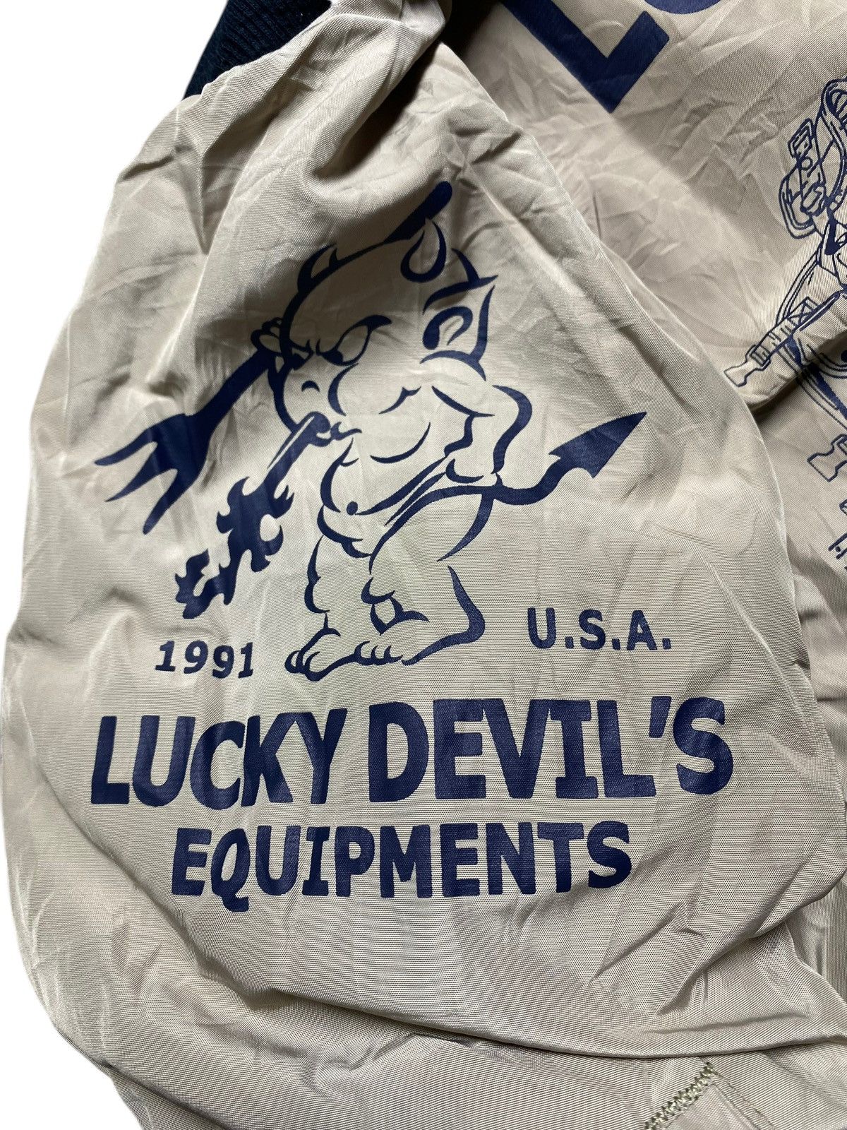 Other VINTAGE TEDMAN LUCKY DEVIL JACKET ARMY REVERSEBLE VARSITY Size US M / EU 48-50 / 2 - 9 Thumbnail