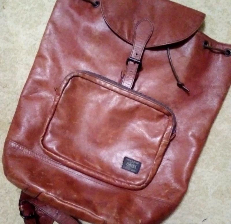 Head Porter Porter cortina leather backpack Size ONE SIZE - 3 Thumbnail