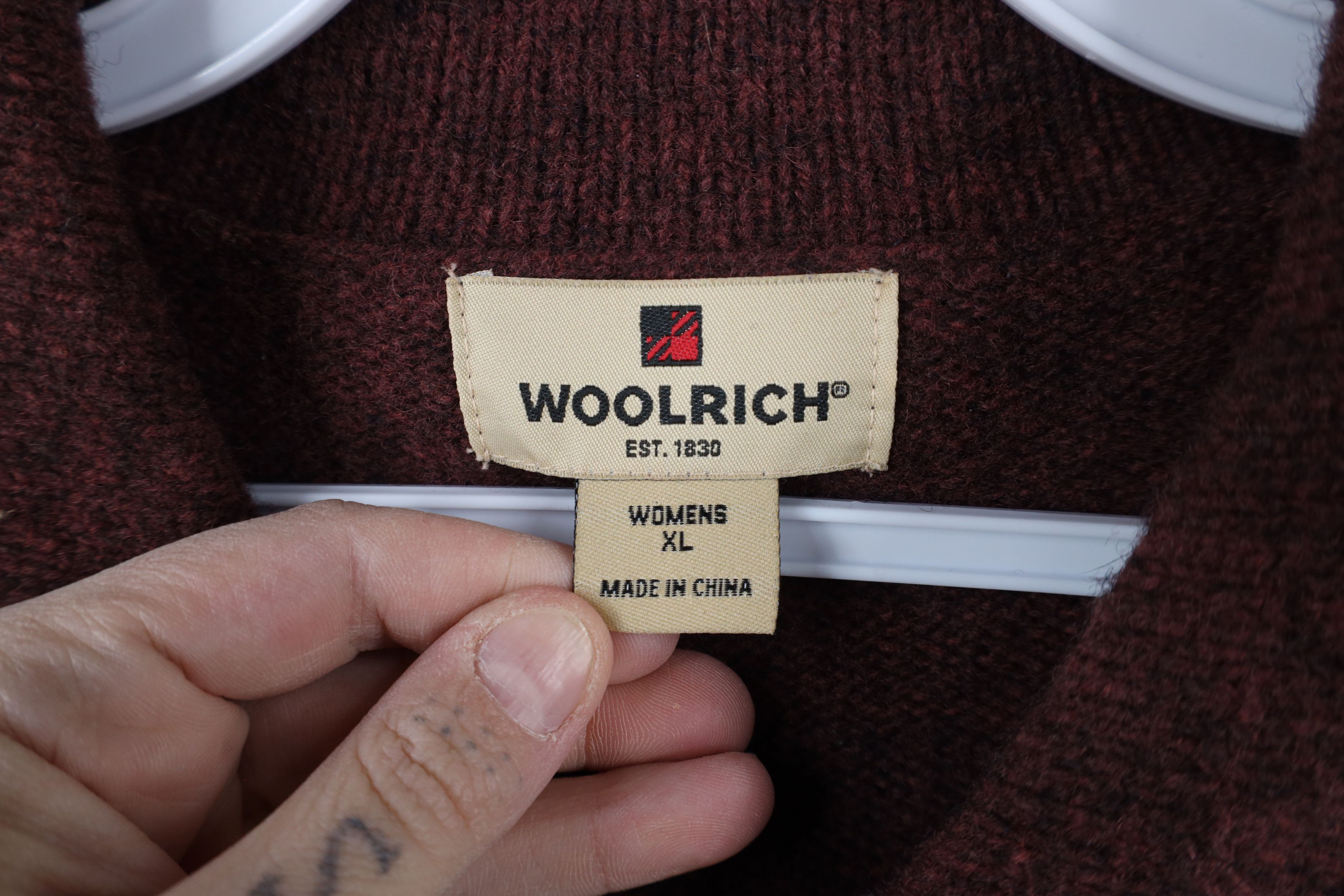 Vintage × Woolrich Woolen Mills Vintage 90s Woolrich Embroidered Flower Cardigan Sweater Size XL / US 12-14 / IT 48-50 - 6 Thumbnail