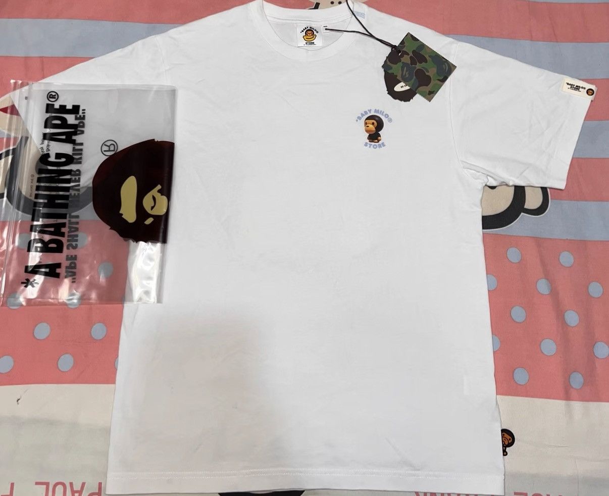 Bape BAPE OG Nigo era white short-sleeve tee Size US L / EU 52-54 / 3 - 1 Thumbnail