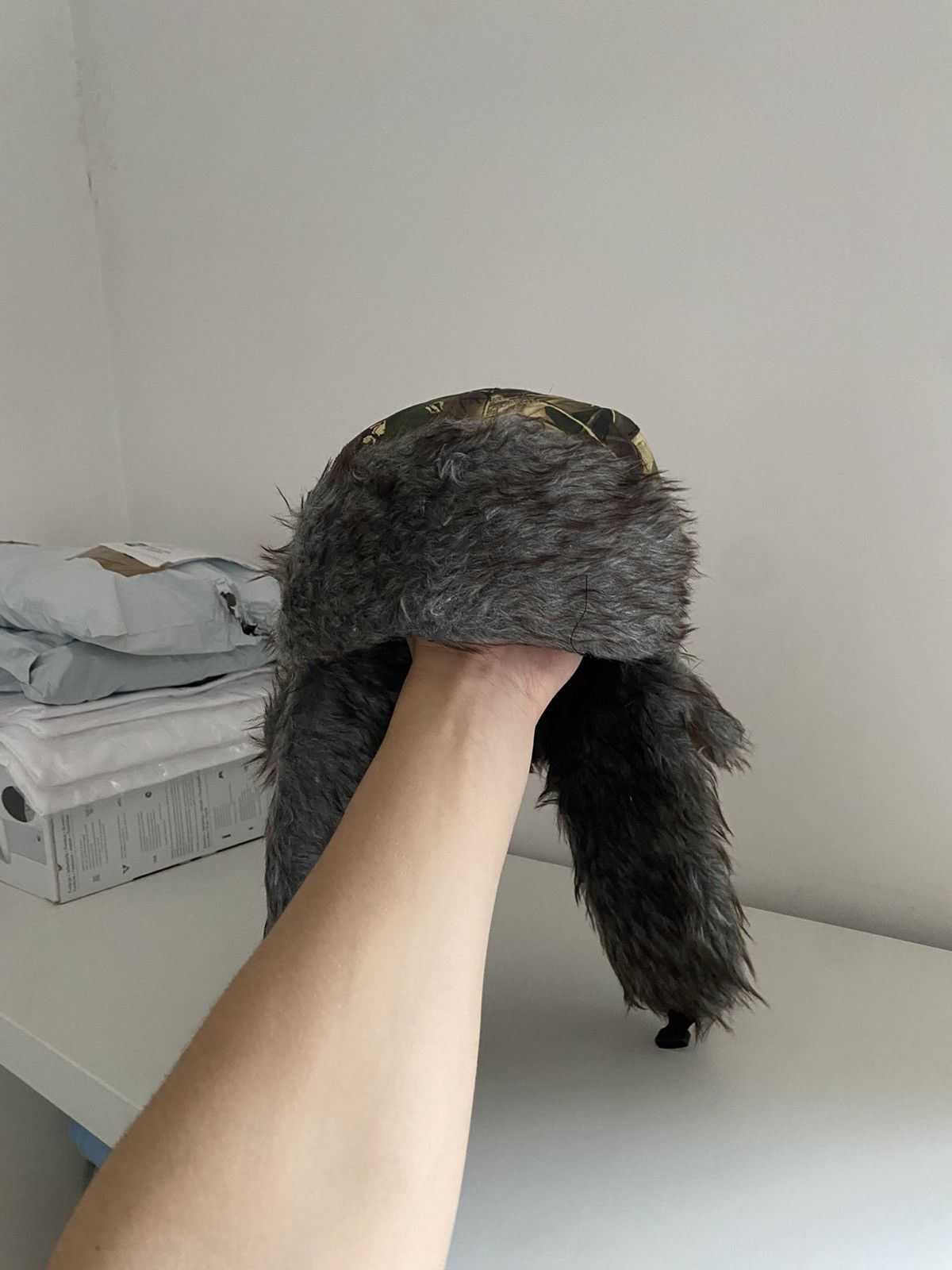 Vintage Vintage Ushanka Hat Mohair Camo Realtree Japanese Fuzzy Y2K Size ONE SIZE - 3 Thumbnail