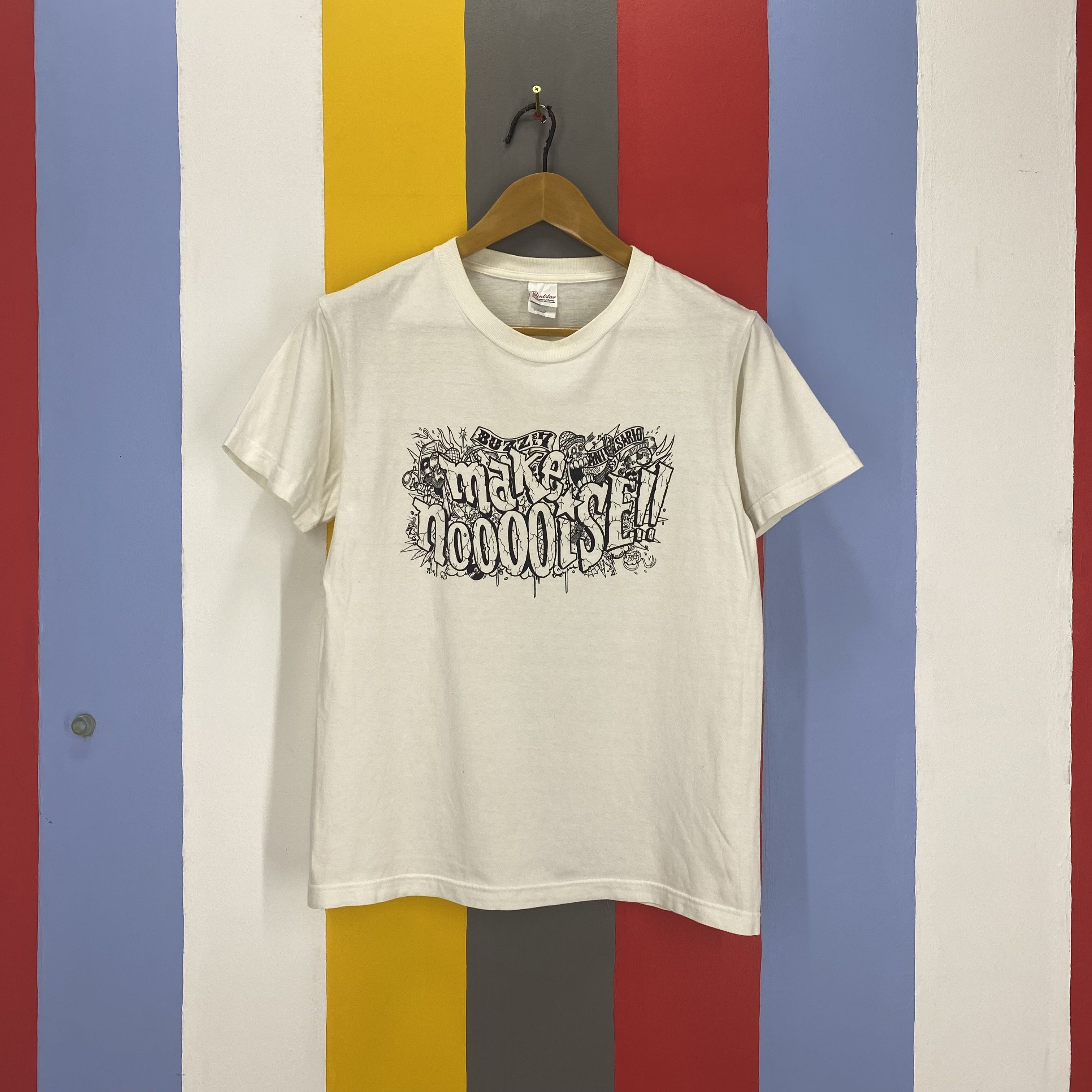Japanese Brand MAKE NOOOOISE by PRINTSTAR Crew Neck T Shirt #1853/08 Size US S / EU 44-46 / 1 - 1 Thumbnail