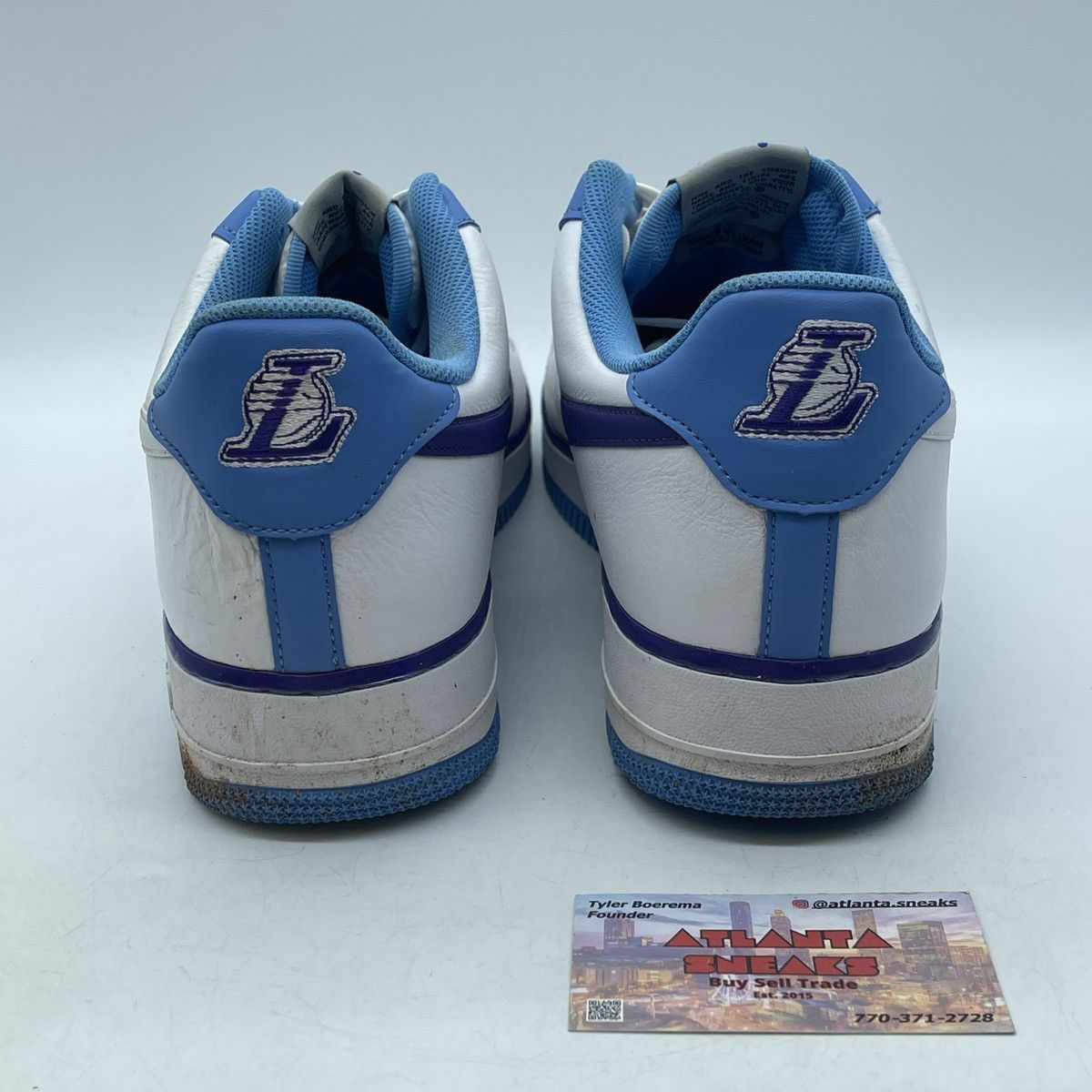 Nike NBA x air force 1 75th anniversary lakers Size US 14 / EU 47 - 3 Thumbnail