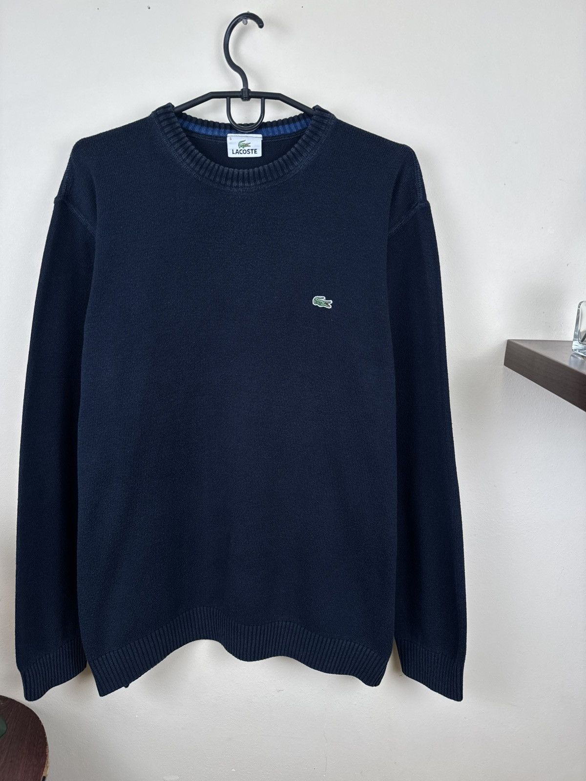 Lacoste Vintage Lacoste Sweater Dark Blue L Pasha Style Casual Size US L / EU 52-54 / 3 - 7 Thumbnail