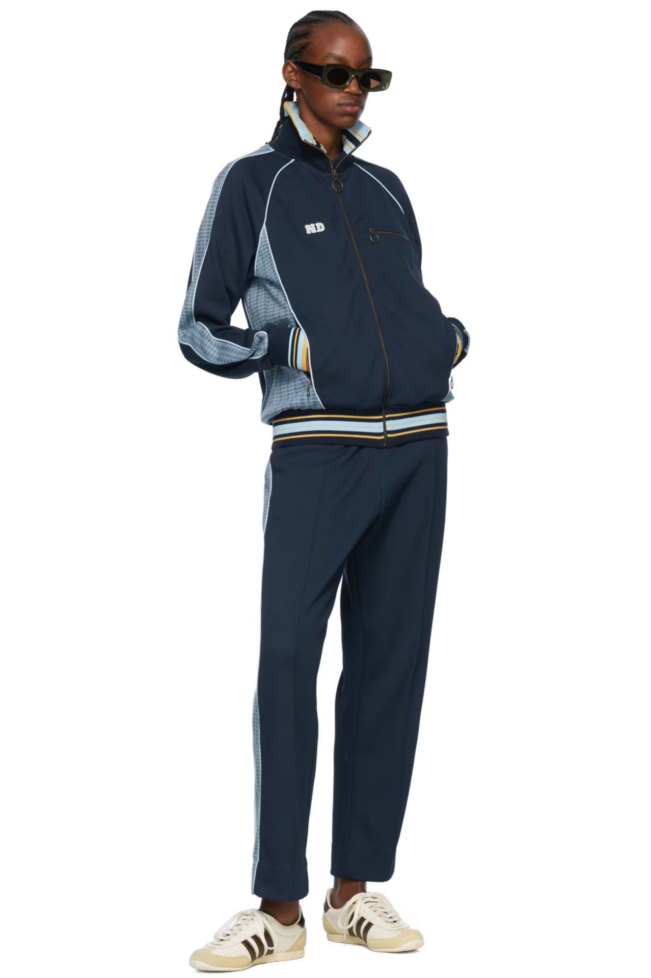 Nicholas Daley Navy Cotton Lounge Pants (M) Size US 30 / EU 46 - 4 Thumbnail