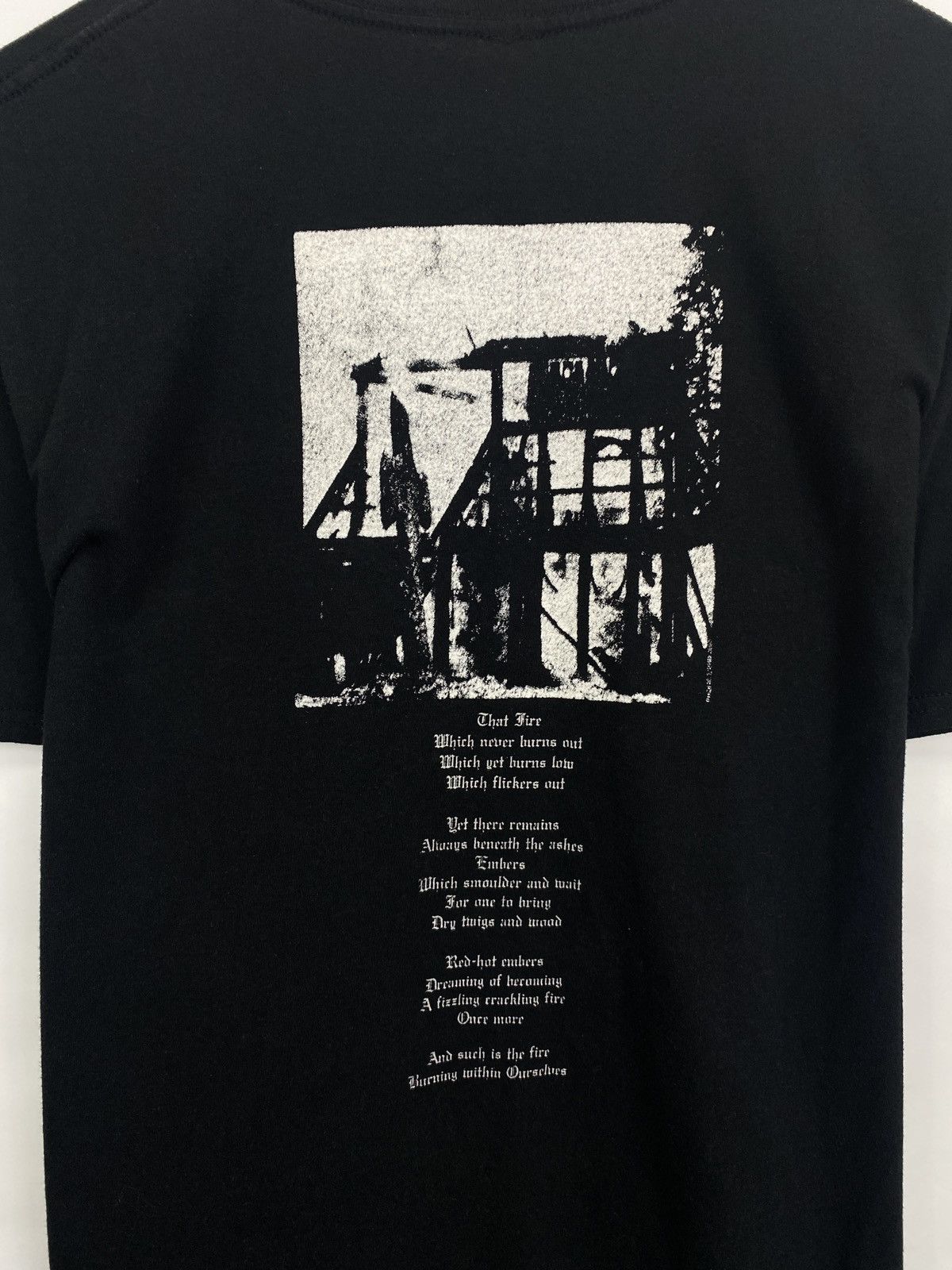 Band Tees × Vintage Vintage Burzum Aske Ragnarok Blackmetal T-Shirt Retro Size US M / EU 48-50 / 2 - 7 Thumbnail