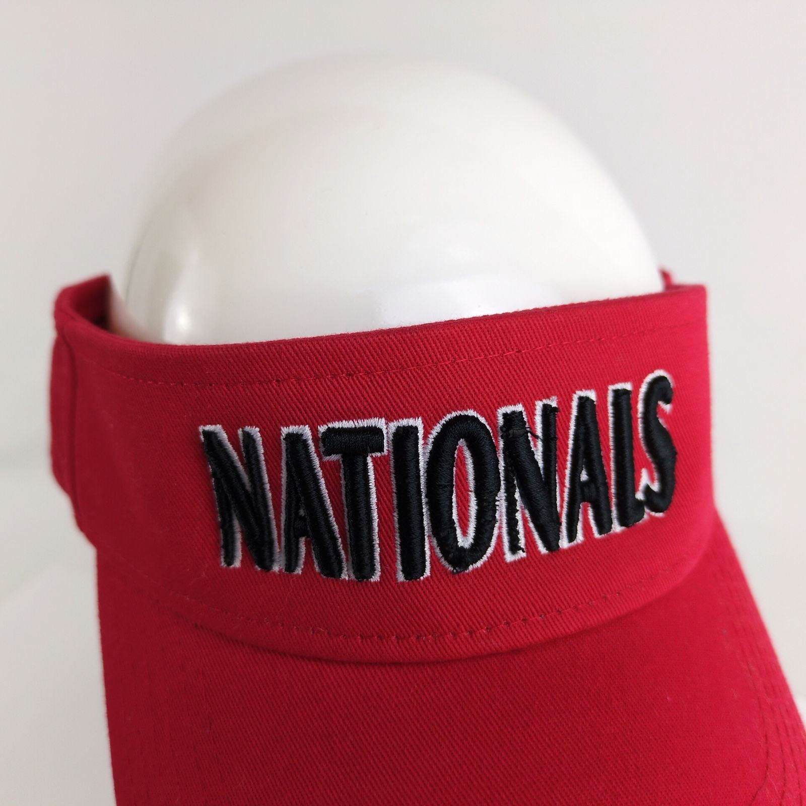 Champion Champion MLB Washington DC Nationals Red Sun Visor Hat Size ONE SIZE - 3 Thumbnail