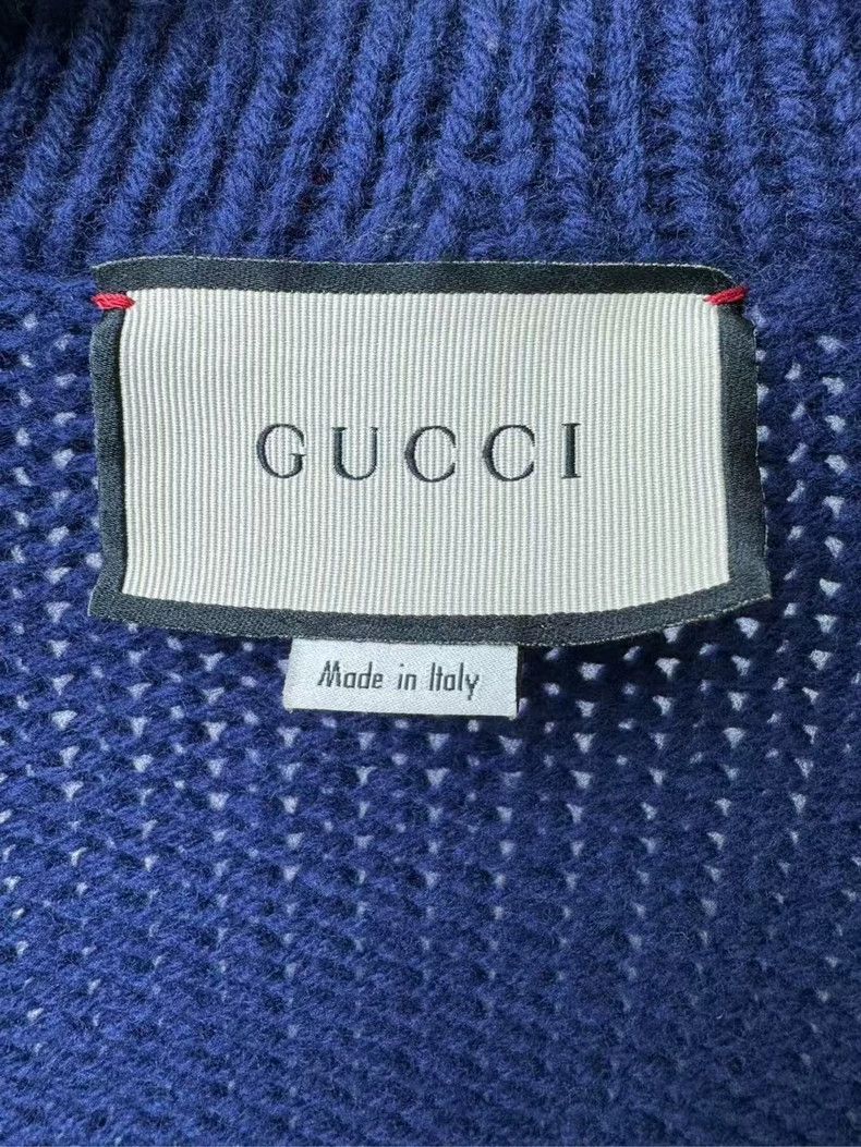 Gucci Gucci Red and blue knitted cardigan jacket 2502-Nextarrow Size US XXL / EU 58 / 5 - 3 Thumbnail