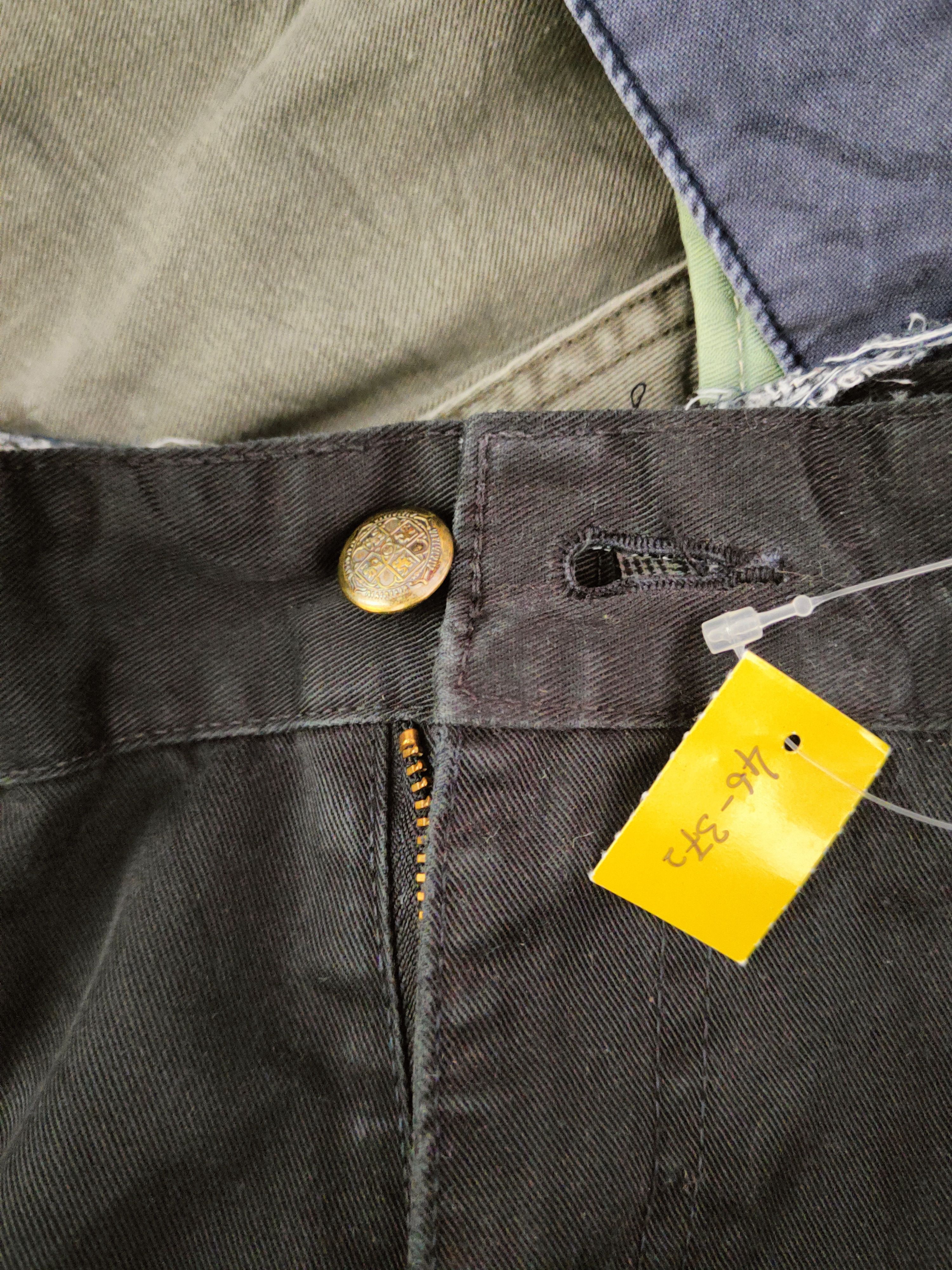 Japanese Brand DL Doublefocus Black Multipocket Cargo Pants #46-372 Size US 32 / EU 48 - 16 Thumbnail