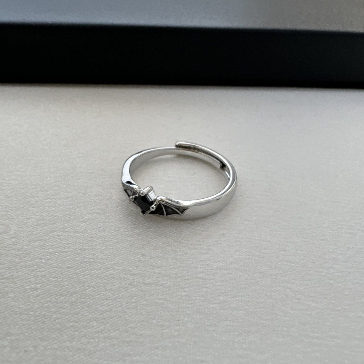 Other Adjustable Devil Wings Open Ring for Men Women Size ONE SIZE - 2 Thumbnail