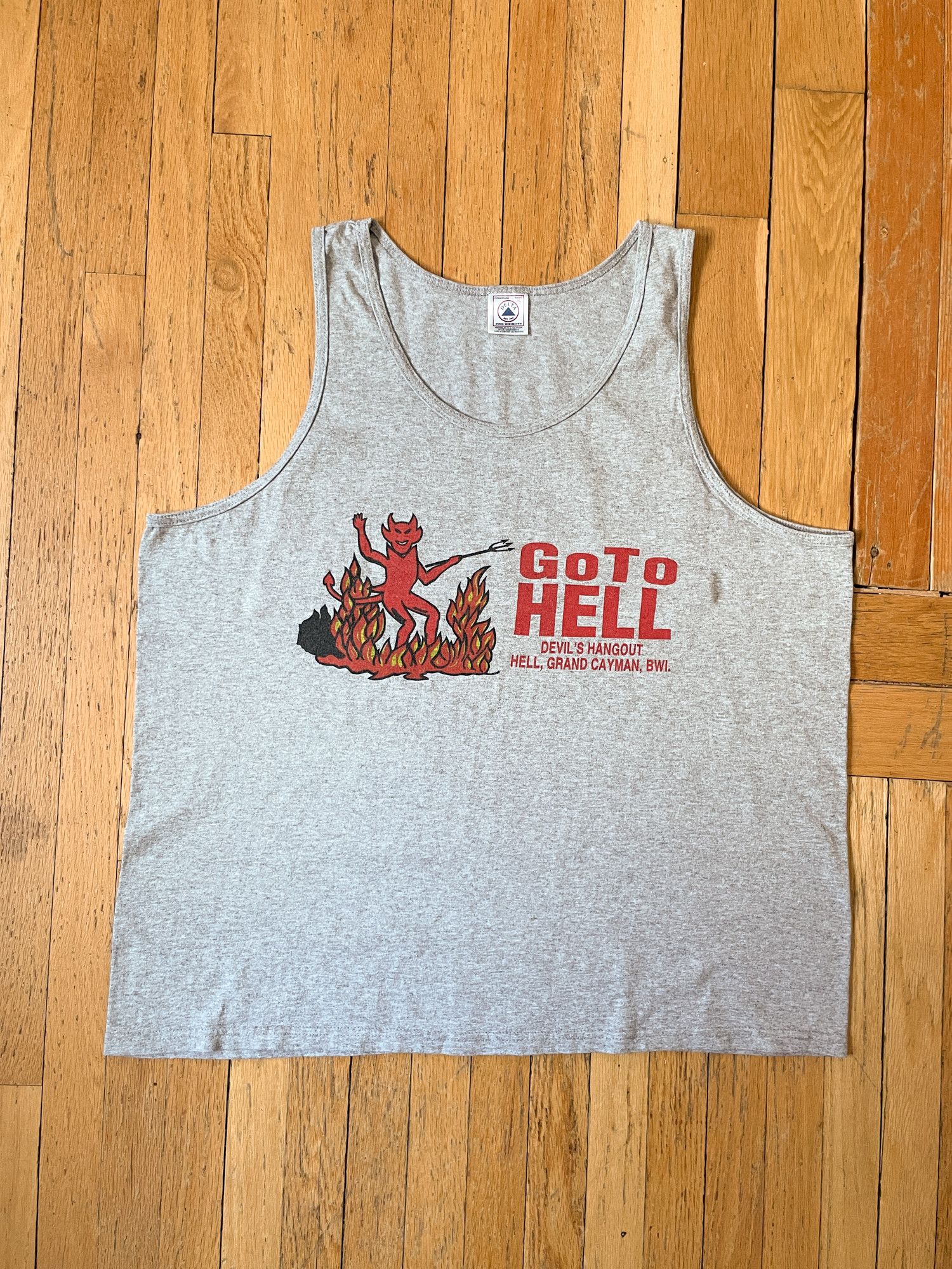 Delta × Vintage 90s Go To Hell Devil's Hangout Tank Top Size US XL / EU 56 / 4 - 2 Thumbnail