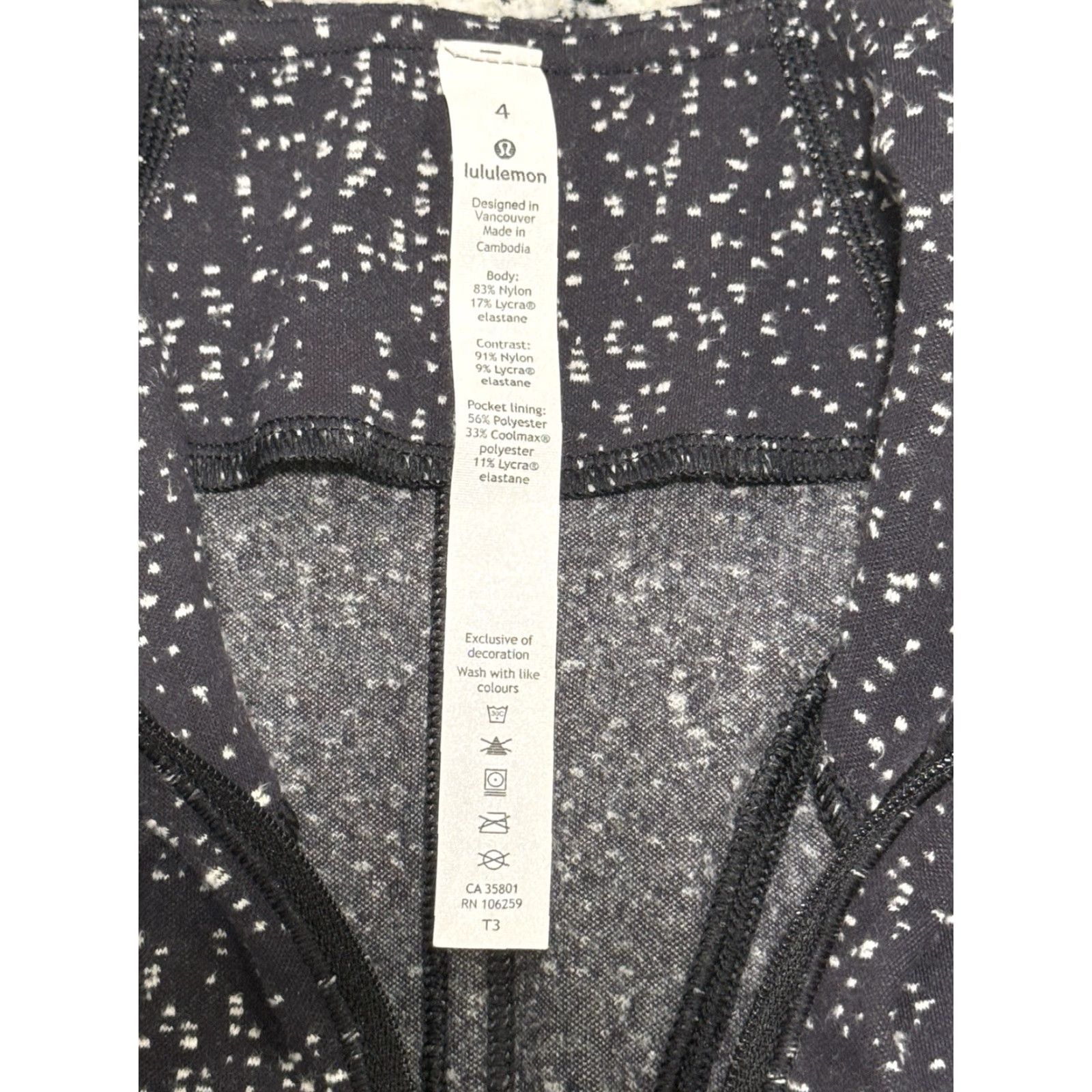Lululemon **Lululemon Run Briskly Top Black 1/2 Zip Magnetized Jacquard Sz 4** User: Lululemon Run Briskly Top Black 1/2 Zip Magnetized Jacquard Sz 4 Size S / US 4 / IT 40 - 3 Thumbnail