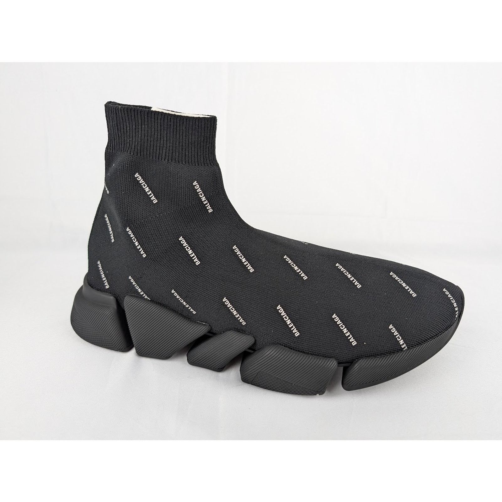 Balenciaga o1rshd1 Speed 2.0 LT Sneakers in Black/White Size US 12 / EU 45 - 2 Thumbnail