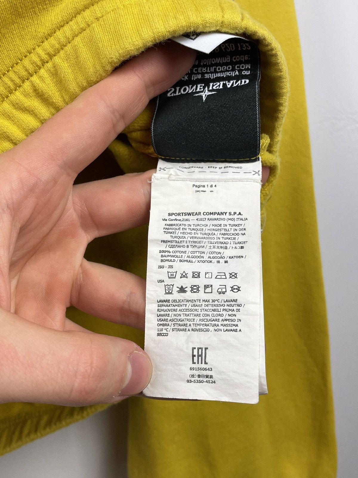 Stone Island Stone Island A/W 2018 Pouch Pocket Reflective Sweatshirt Size US L / EU 52-54 / 3 - 11 Thumbnail