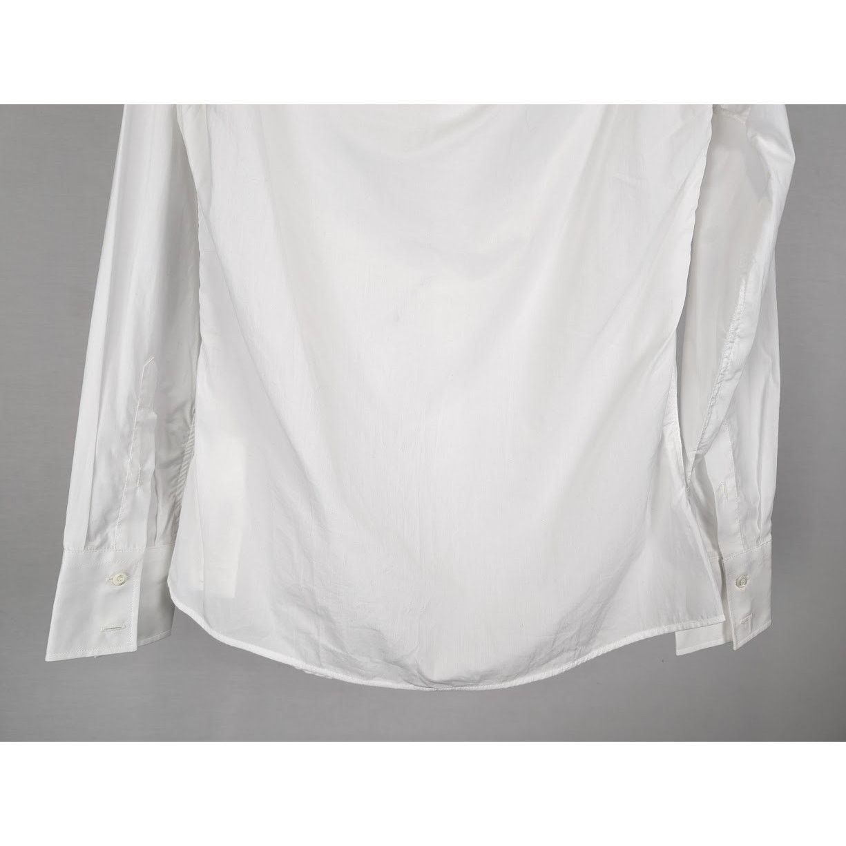 Brunello Cucinelli o1rshd1 CC20 Button Shirt in White Size US S / EU 44-46 / 1 - 12 Thumbnail