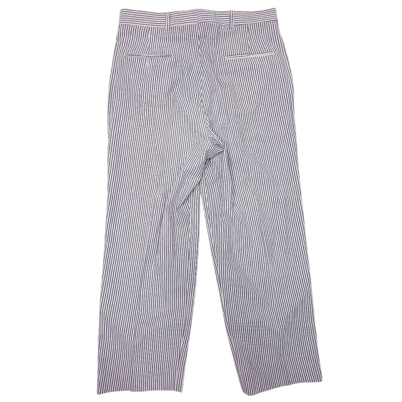 Other Vintage 80s Seersucker Pants Mens 34x28 USA Beach Pleated Size US 34 / EU 50 - 7 Thumbnail