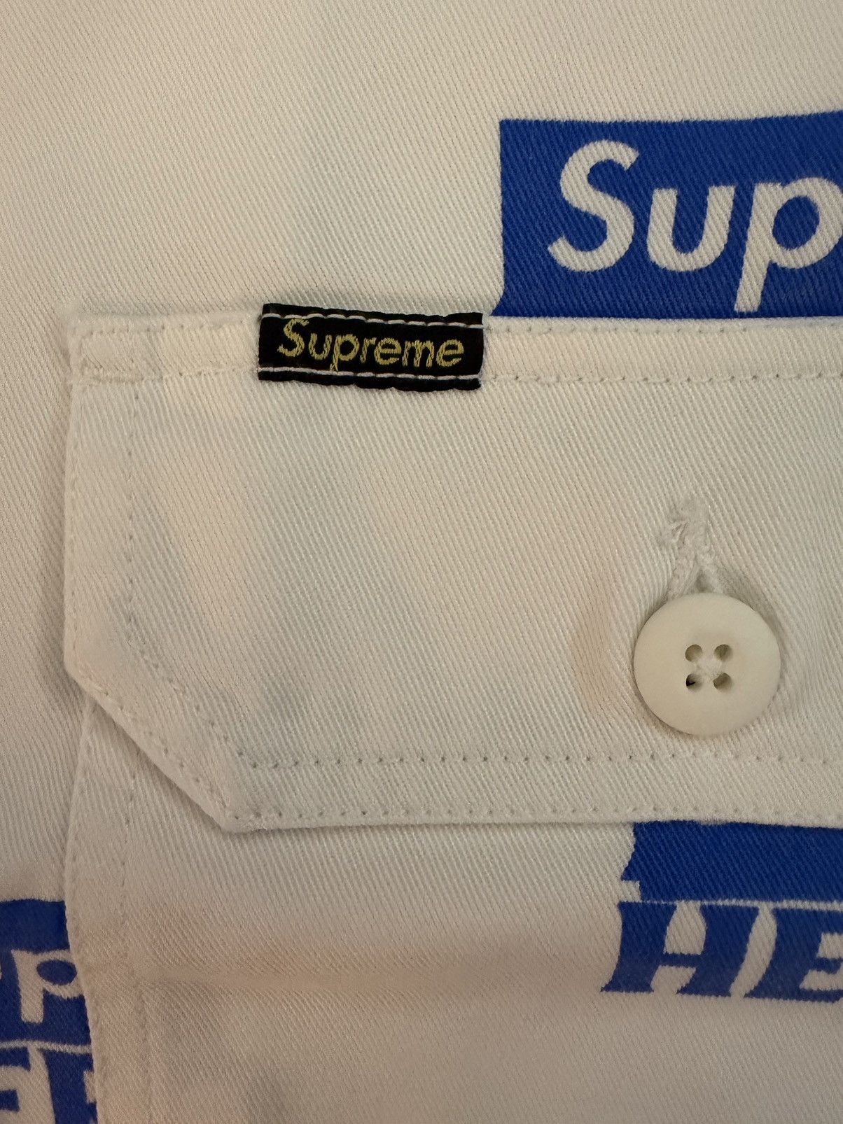 Antihero × Supreme Supreme x Antihero Hero Work Jacket White Blue New Medium Size US M / EU 48-50 / 2 - 5 Thumbnail