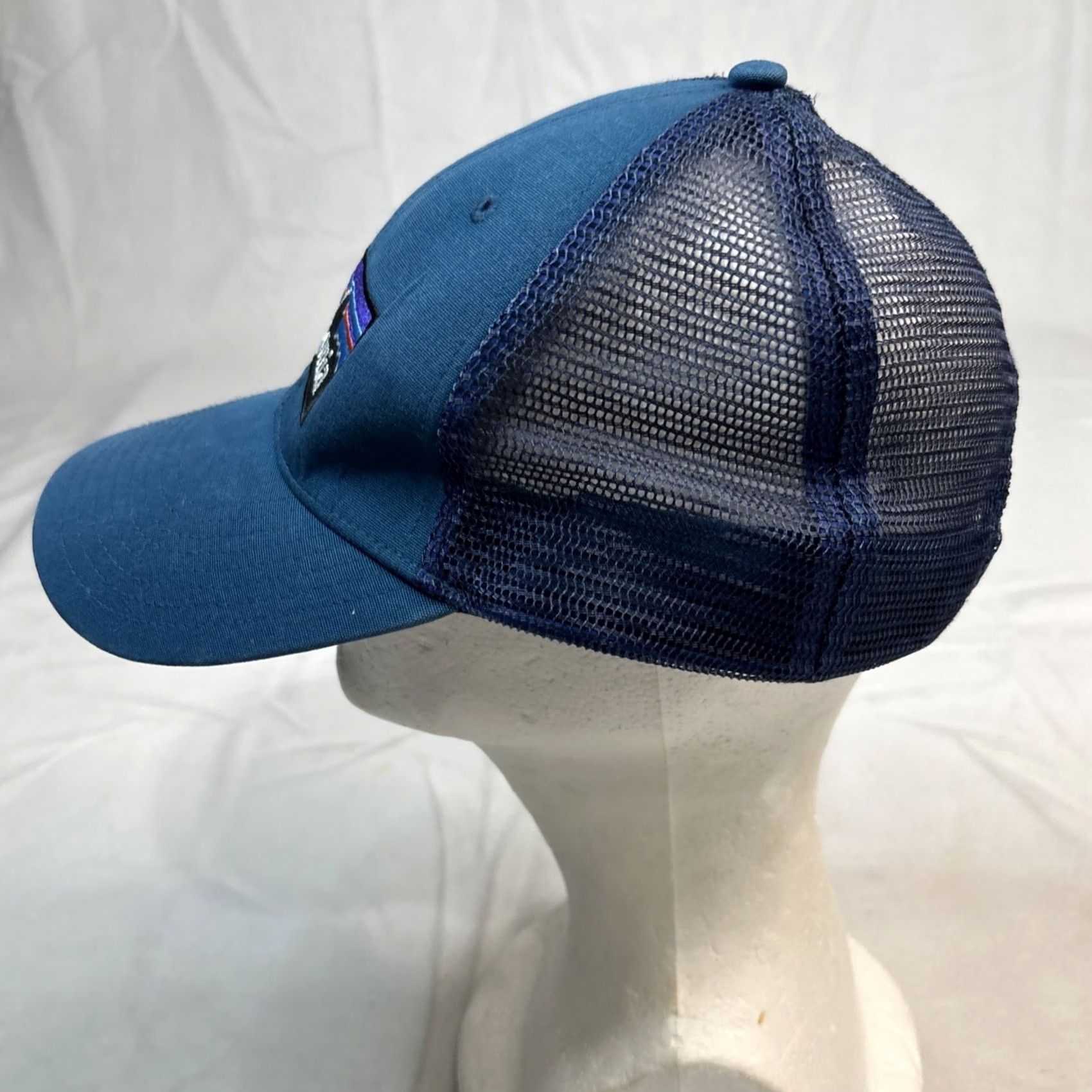 Patagonia PATAGONIA P6 Logo Lo-pro Trucker Cap Blue Hat Unisex Snapback Size ONE SIZE - 6 Thumbnail