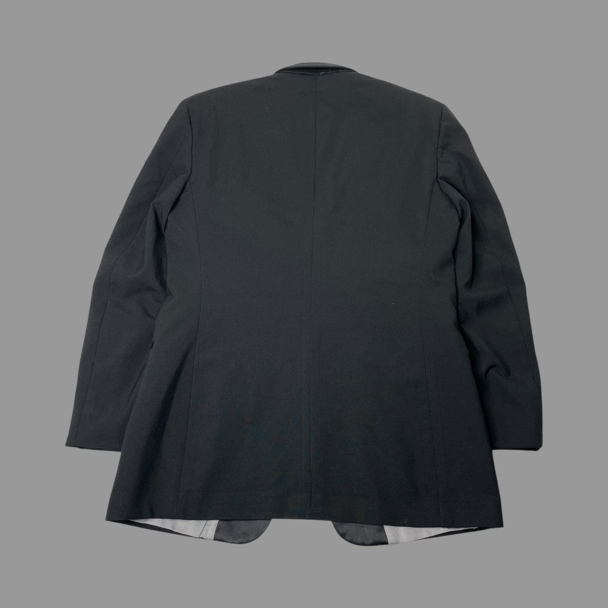 Christian Dior Monsieur Christian Dior monsieur black wool tuxedo blazer jacket Size 38L - 2 Thumbnail