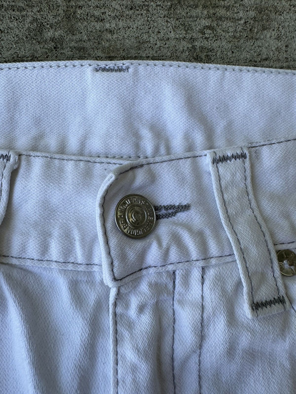 True Religion Y2K True Religion White Jeans Size US 31 - 7 Thumbnail