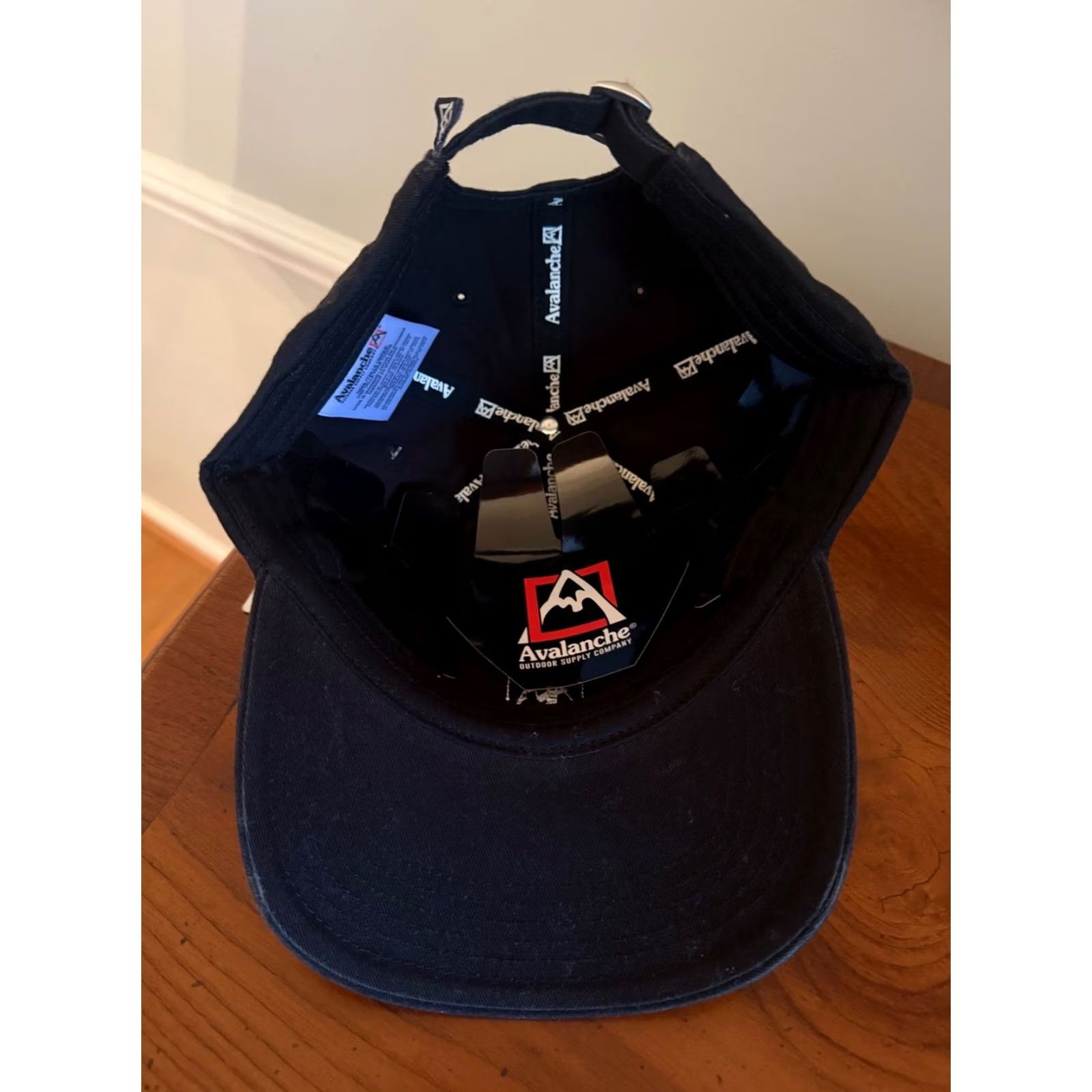 Avalanche Avalanche Hat Black Strapback Baseball Cap Outdoor Adult One Size Men Adjustable Lightweight Moisture Wicking NWT NEW Canvas Collection Size ONE SIZE - 4 Thumbnail
