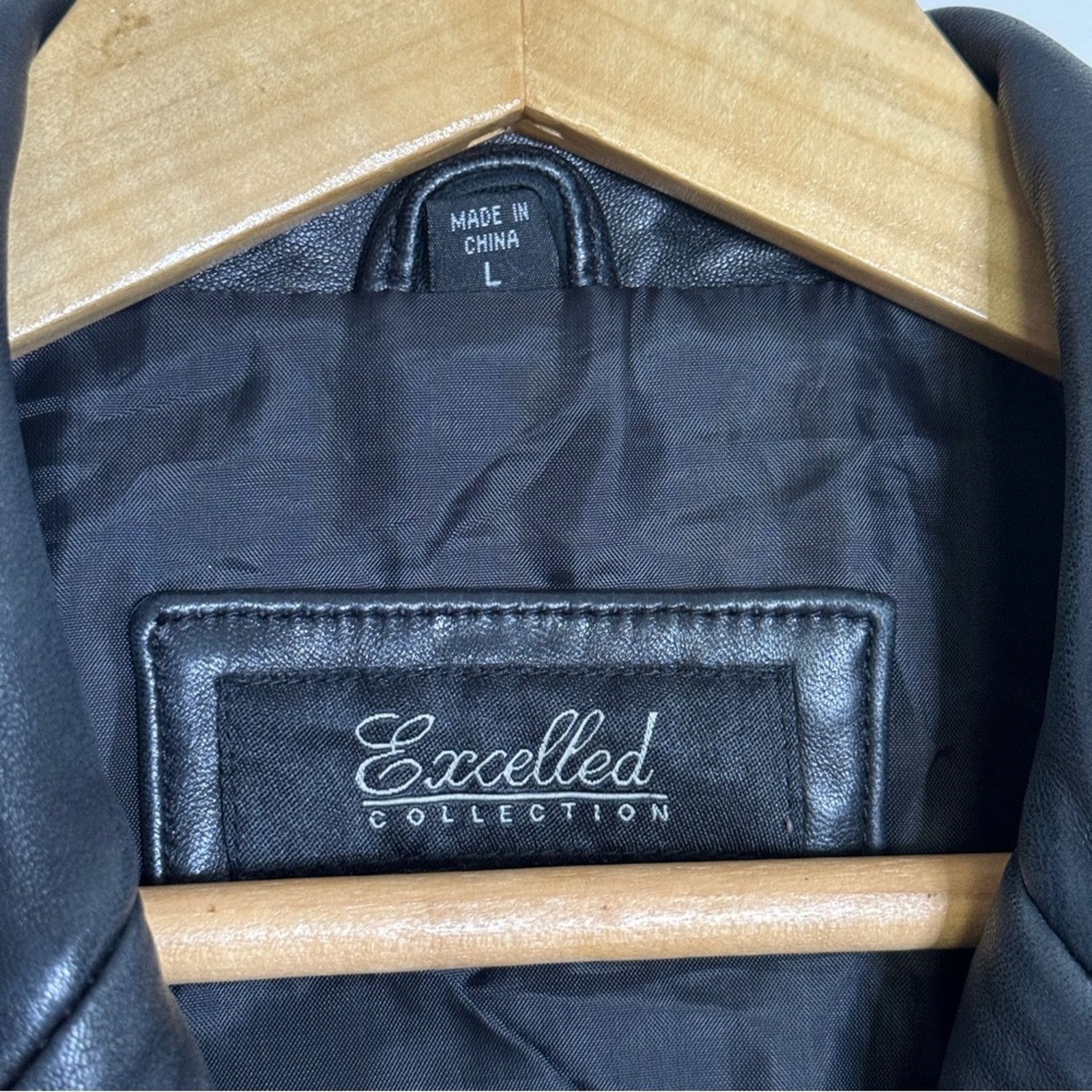 Other Excelled Collection Vintage Y2K Leather Trench Coat Size L / US 10 / IT 46 - 8 Thumbnail