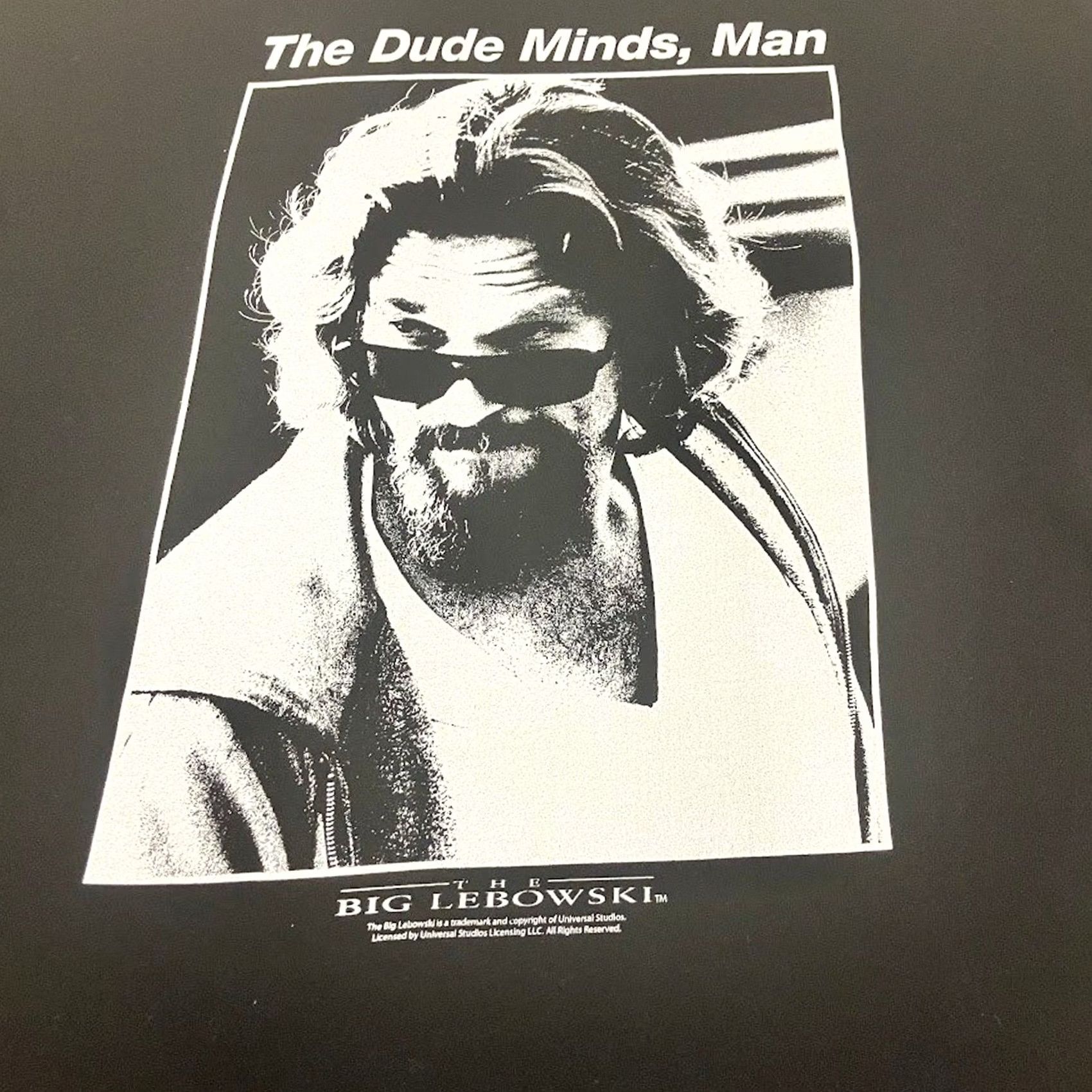 Vintage VINTAGE The Big Lebowski T-Shirt Mens XL Black The Dude Minds, Man American Classics Graphic Print Crew Neck Short Sleeve Cotton Size US XL / EU 56 / 4 - 4 Thumbnail