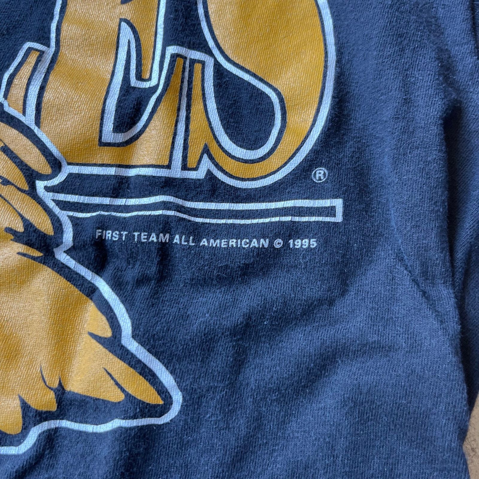 Vintage VINTAGE SOUTH MISSISSIPI EAGLES SHIRT 90S LARGE BLACK Size US L / EU 52-54 / 3 - 6 Thumbnail