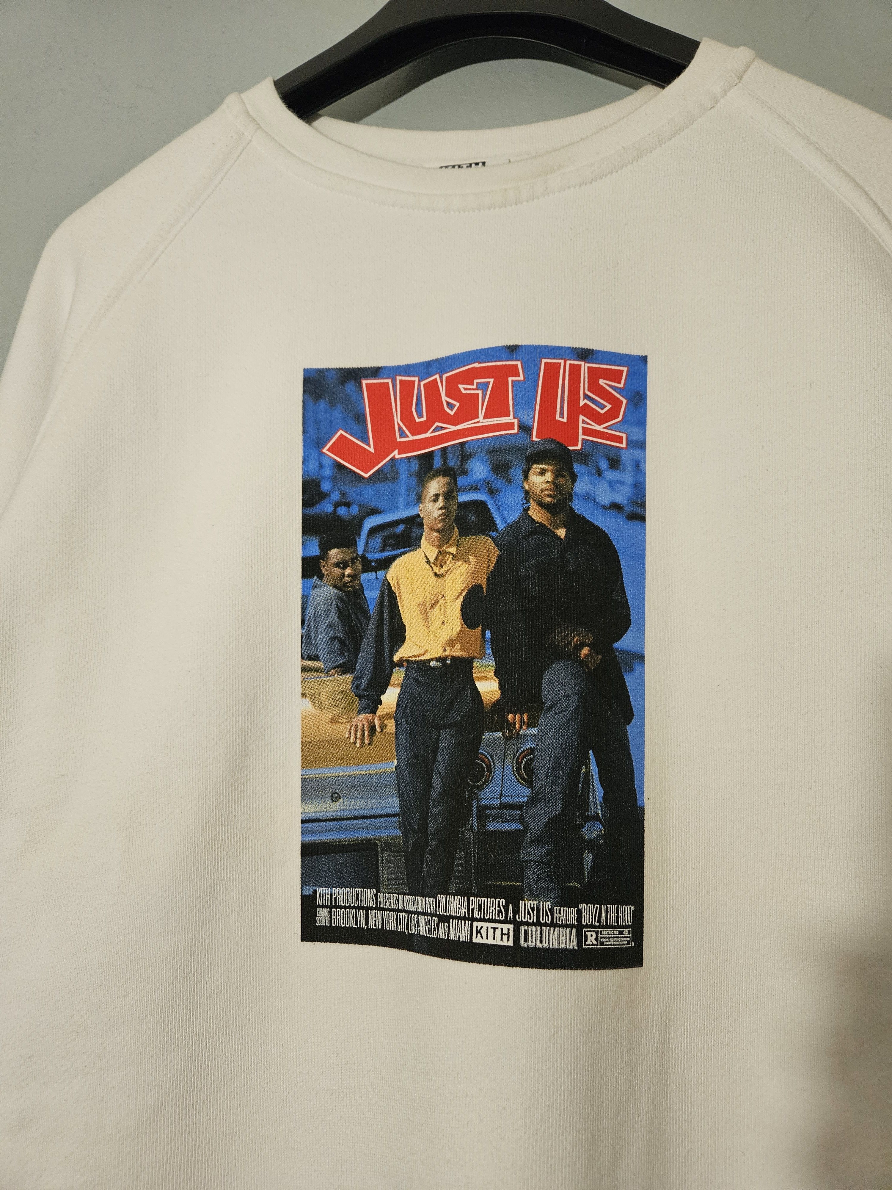 Columbia × Kith Boyz N The Hood Just Us White Crewneck Sweater Size US L / EU 52-54 / 3 - 2 Thumbnail
