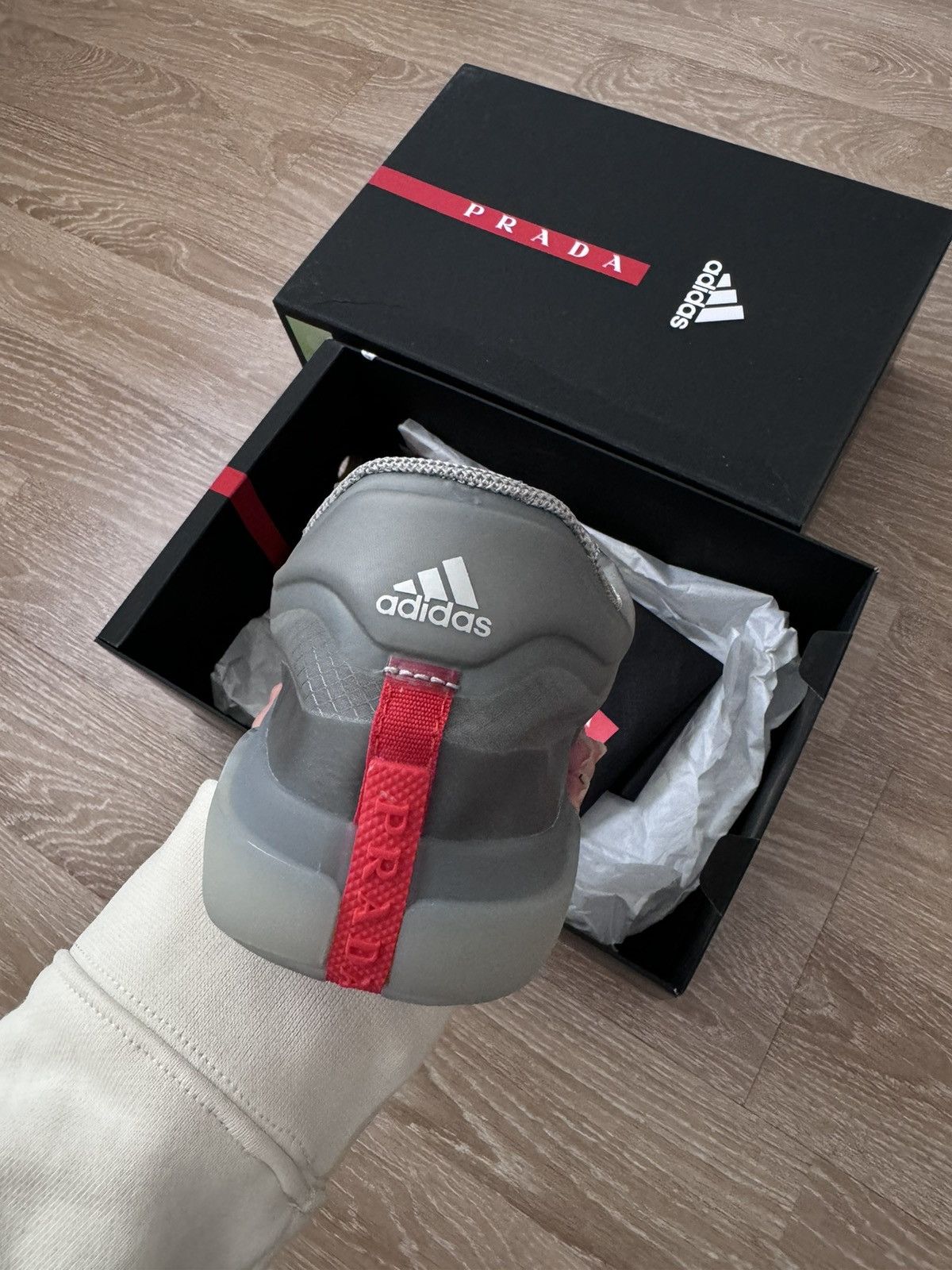 Adidas × Prada 690$ Adidas x Prada Luna Rossa Gunmetal Grey Size US 6 / EU 39 - 5 Thumbnail