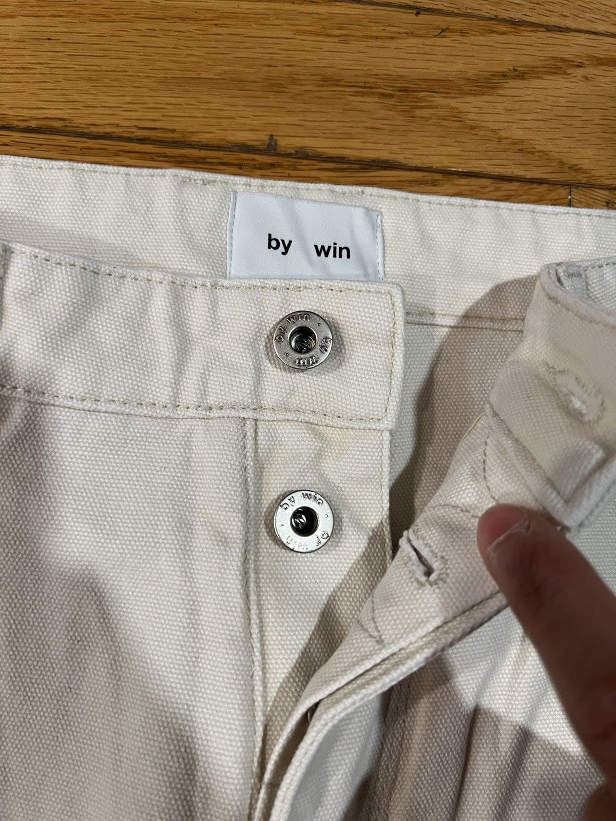 Other BYWIN White Cream Carpenter SABLE pants Size US 30 / EU 46 - 2 Thumbnail