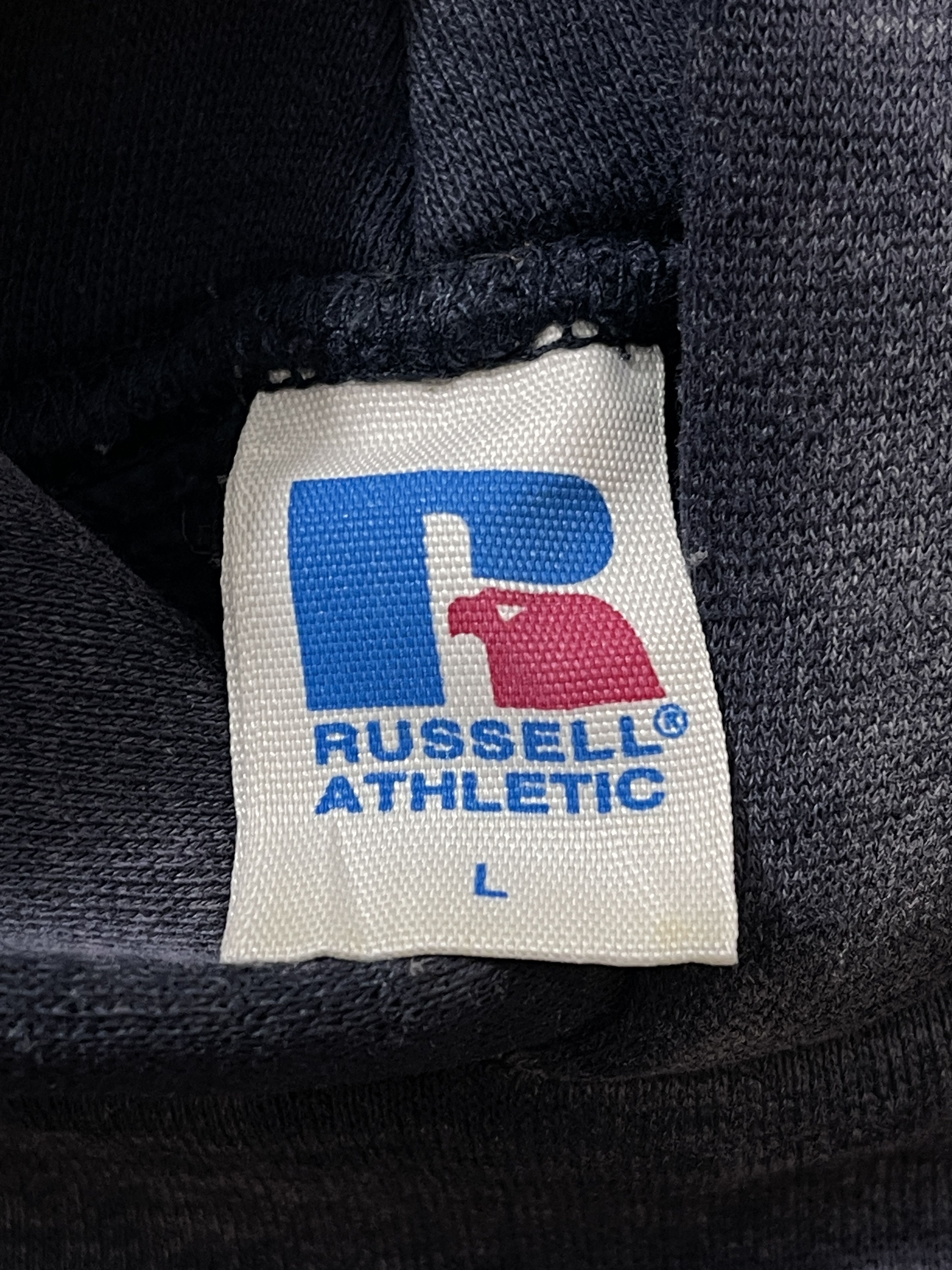 Russell Athletic Vintage Russel Blank Thrashed Pullover Hoodie Size US L / EU 52-54 / 3 - 4 Thumbnail