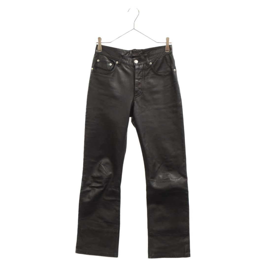 Helmut Lang HELMUT LANG Helmut Lang 99AW Leather Straight Pants | Grailed