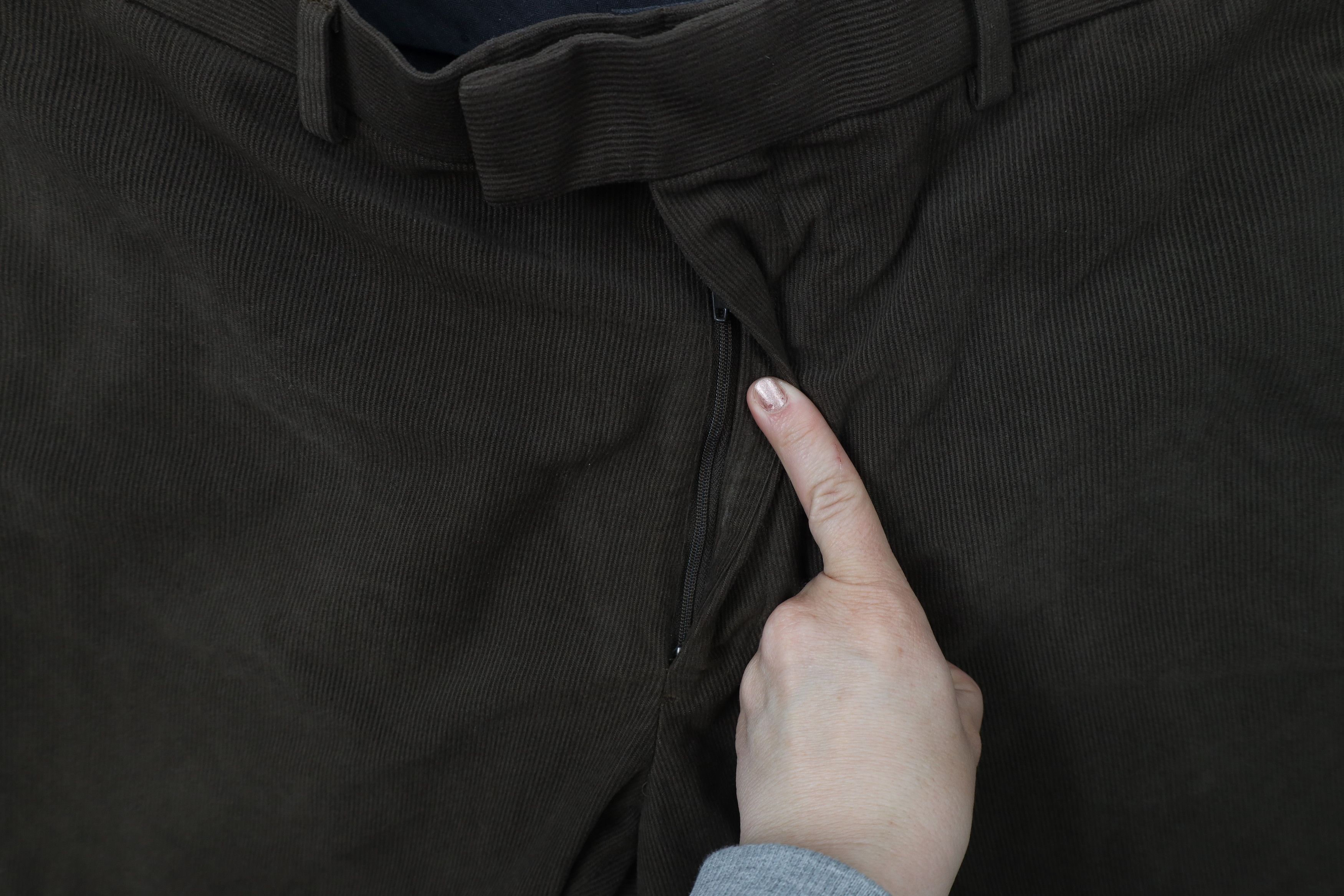 Vintage Vintage 90s Streetwear Wide Leg Corduroy Chino Pants Brown Size US 36 / EU 52 - 5 Thumbnail