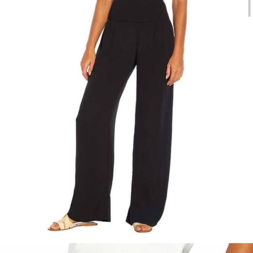 Anthropologie Three Dots Rayon Crinkle Pants Size M Size 30" / US 8 / IT 44 - 2 Thumbnail
