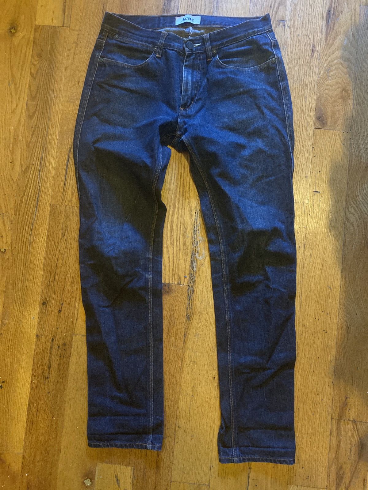 Acne Studios Acne ‘Max’ Raw Denim Size US 30 / EU 46 - 1 Thumbnail