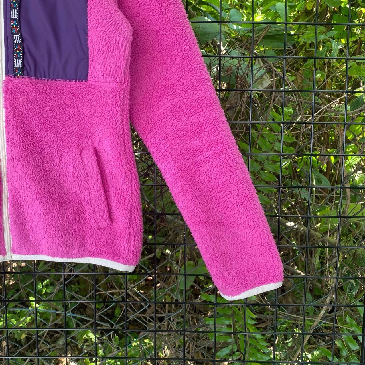 Adidas × Pink Adidas Neo Deep pile Fleece Zipper Jacket Size S / US 4 / IT 40 - 4 Thumbnail