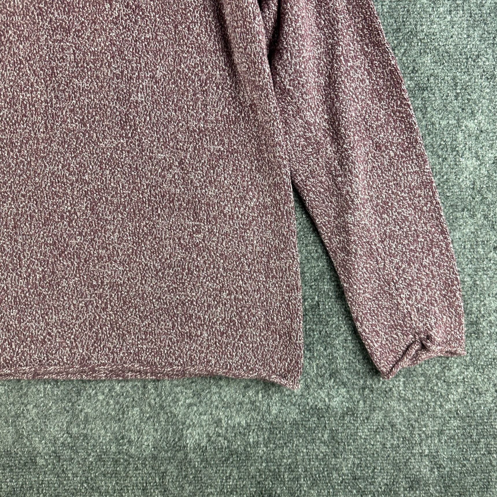 Eddie Bauer Eddie Bauer Sweater Womens Large Purple Cotton Blend Knit Long Sleeve Pullover Size L / US 10 / IT 46 - 2 Thumbnail