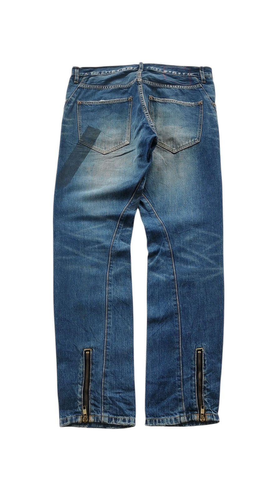 Undercover RNA Twisted Distressed Denim Jeans Style Undercover Size US 32 / EU 48 - 3 Thumbnail