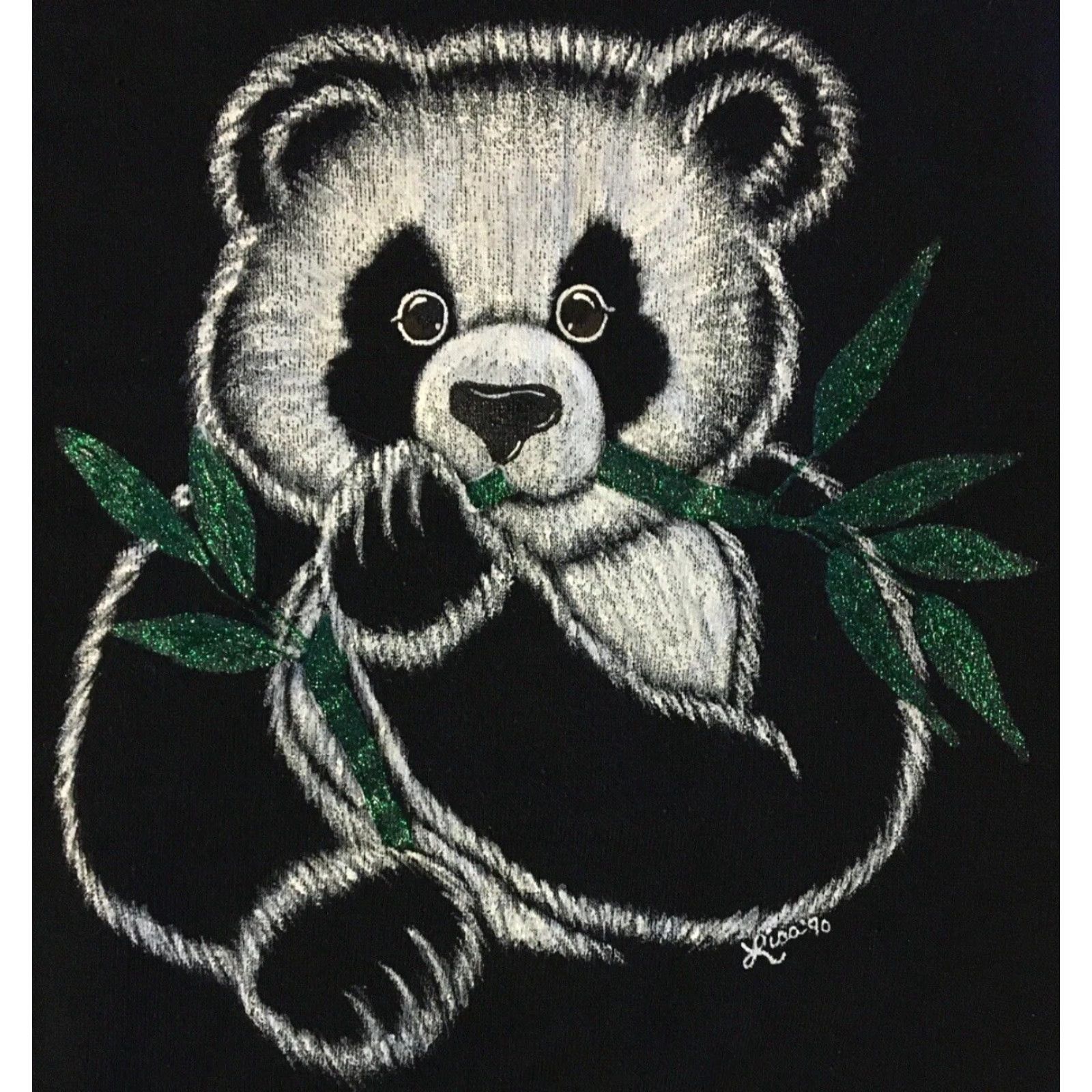 Vintage VINTAGE Panda Bear Faded Boxy Sweatshirt XS USA Zoo Hoodie Men Black 90s 80s Grunge Cartoon Animals Nature Retro Surf Punk Rock Size US XS / EU 42 / 0 - 2 Thumbnail