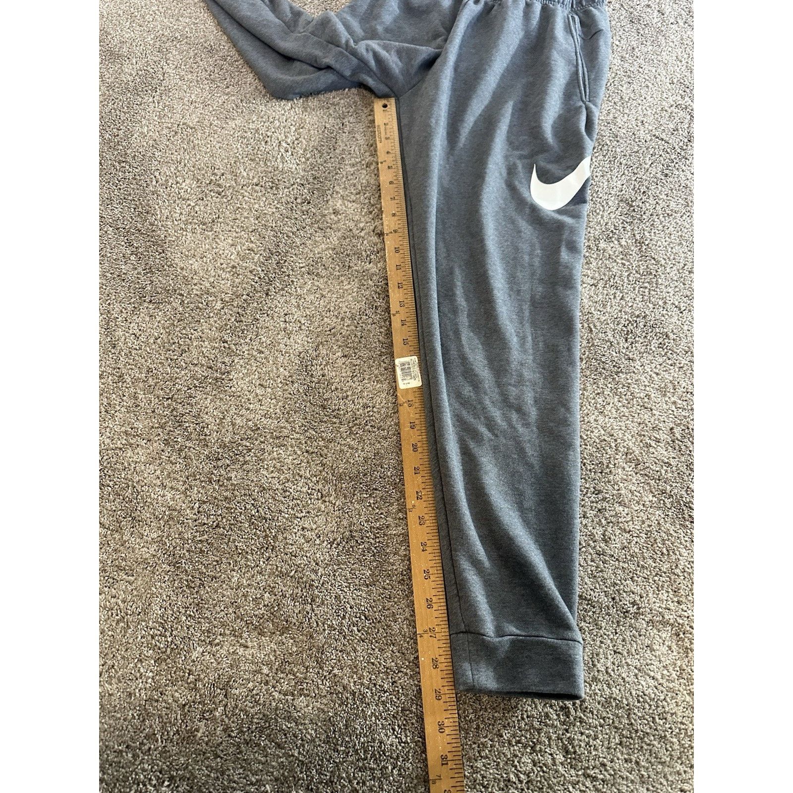 Nike Nike Dri-FIT Pants Mens Small Gray Joggers Sweatpants pocket Size US 28 / EU 44 - 4 Thumbnail