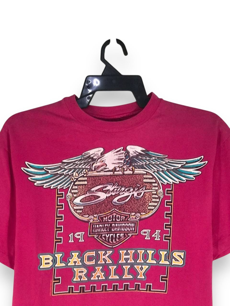 Vintage Vintage 1994 Harley Davidson black hills rally Size US M / EU 48-50 / 2 - 2 Thumbnail