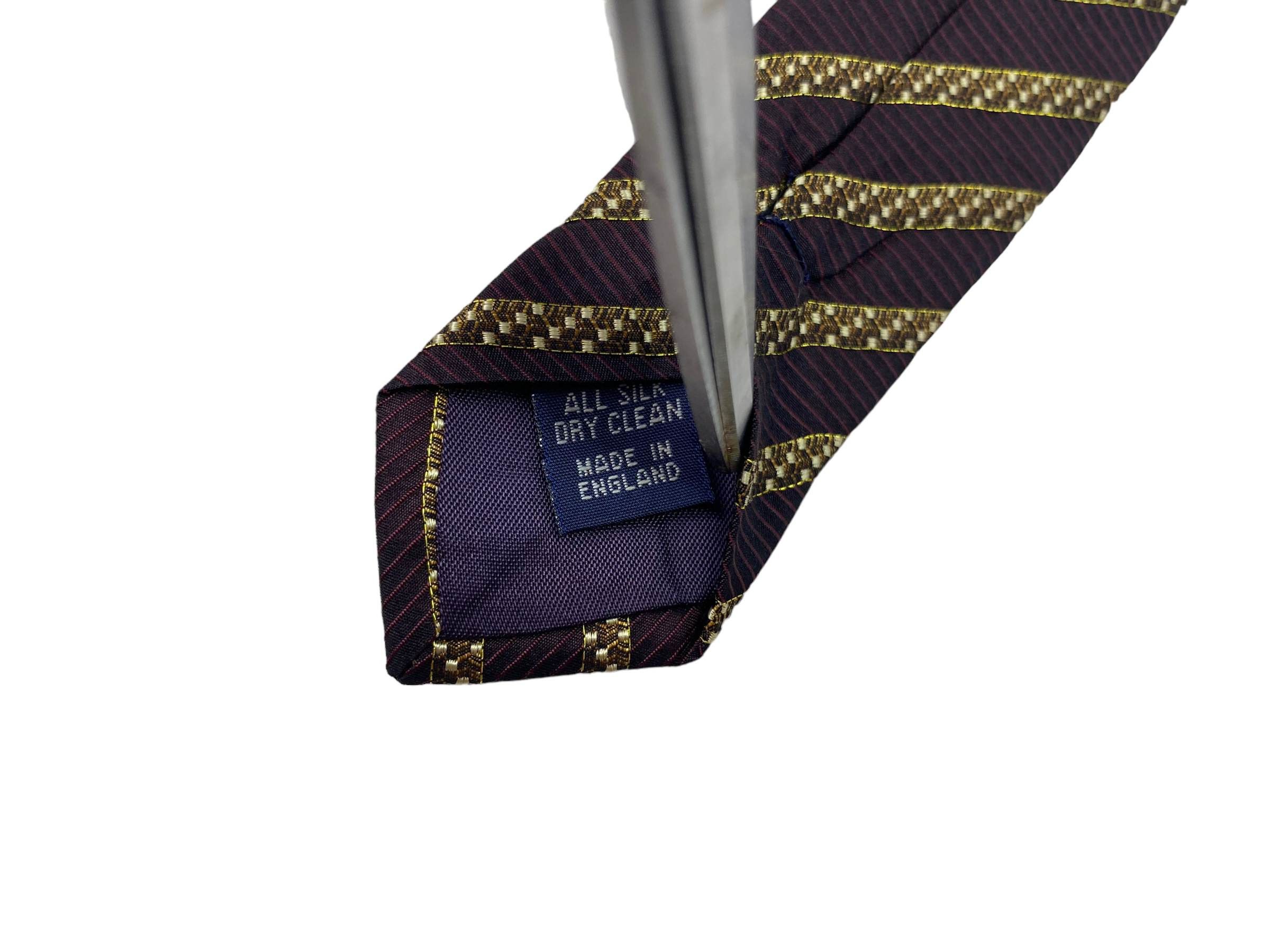 Paul Smith × Vintage Vintage Paul Smith England Silk Necktie – Designer Tie Size ONE SIZE - 7 Thumbnail