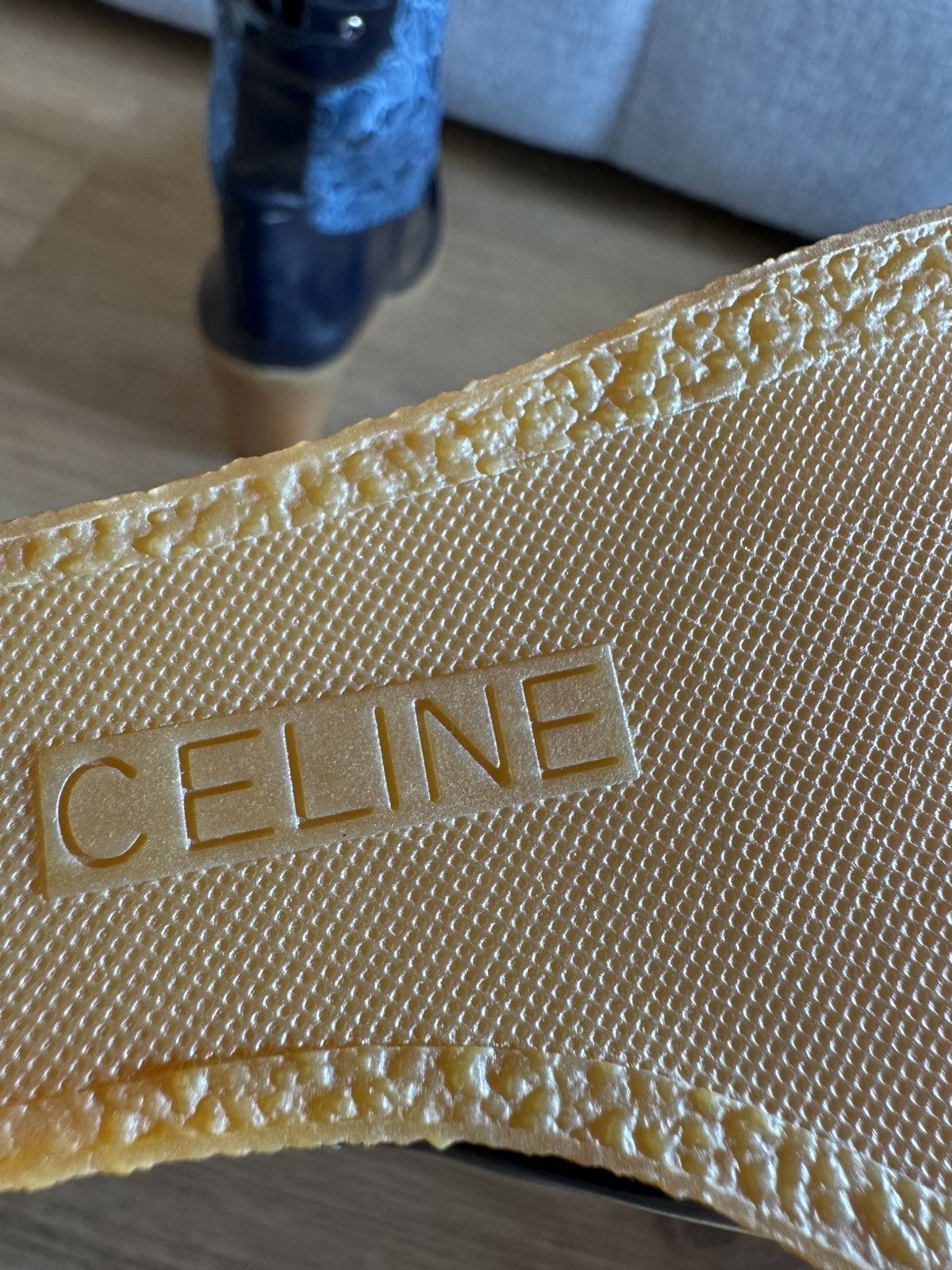 Celine Celine Paris Monogram Navy boots 40 ankle boots womens boots Size US 10 / IT 40 - 9 Thumbnail