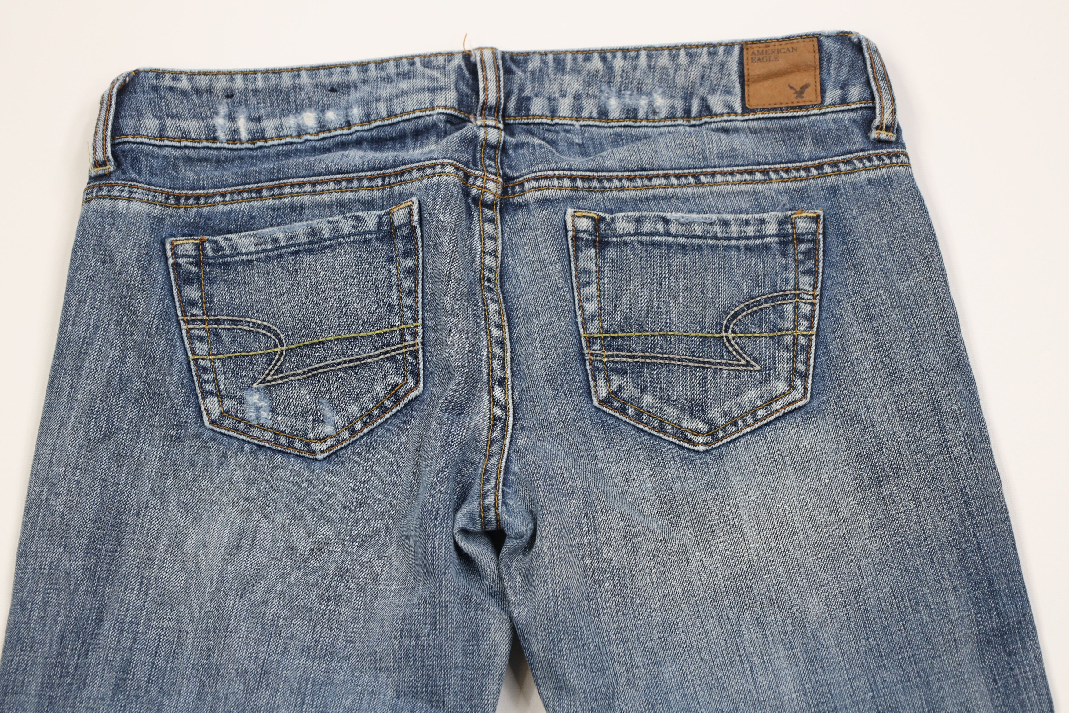 American Eagle Outfitters Vintage Y2K American Eagle Favorite Boyfriend Denim Jeans Size 27" / US 4 / IT 40 - 10 Thumbnail